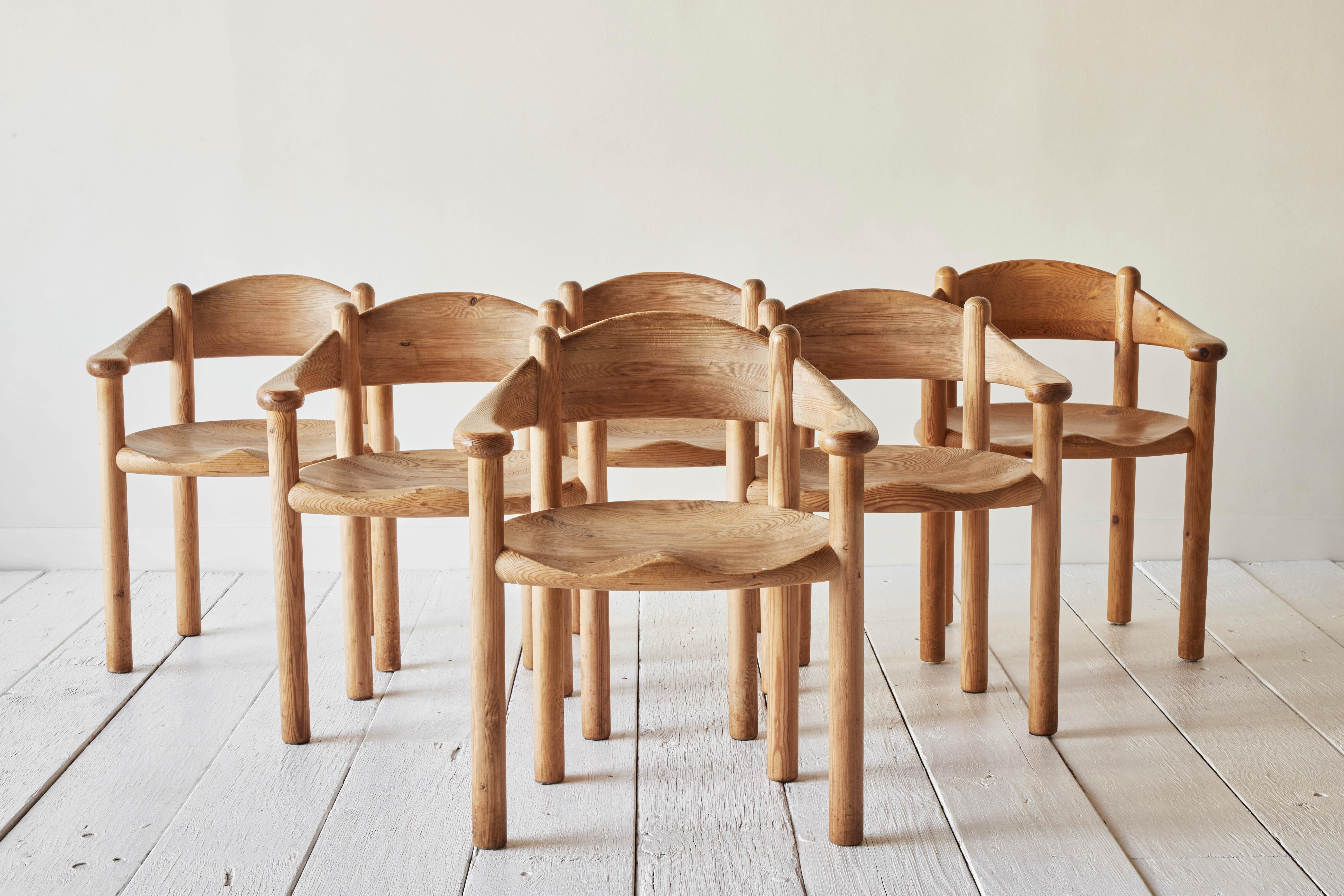 Pine carver chairs with arms 2025