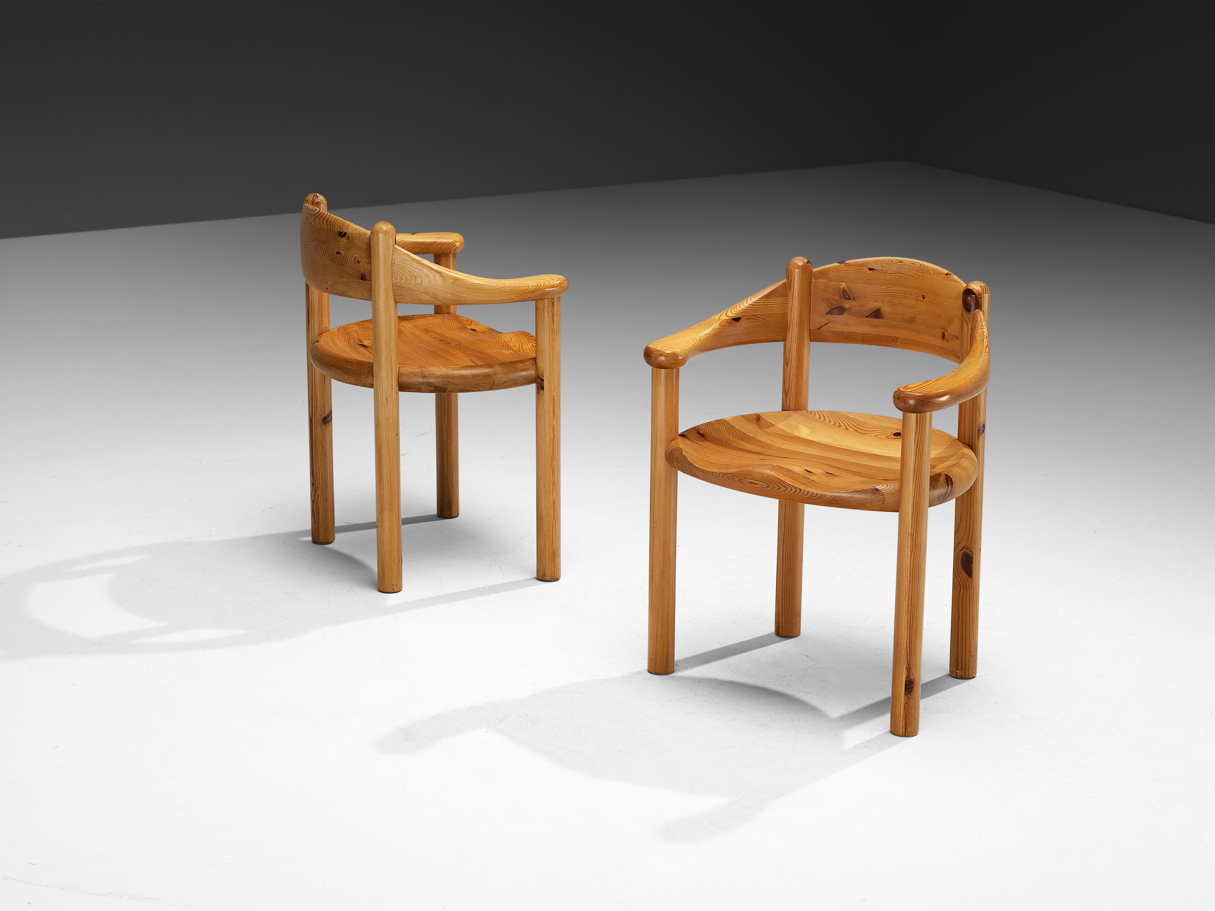 Set di dodici poltrone in pino massiccio Rainer Daumiller in vendita 1
