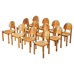 Rainer Daumiller Set of Twelve Dining Chairs in Pine 