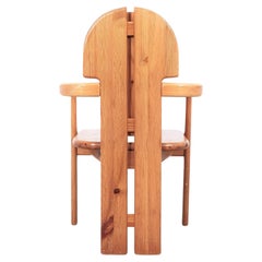 Rainer Daumiller Sillas de comedor de madera maciza de pino '2' Diseño danés, 1970