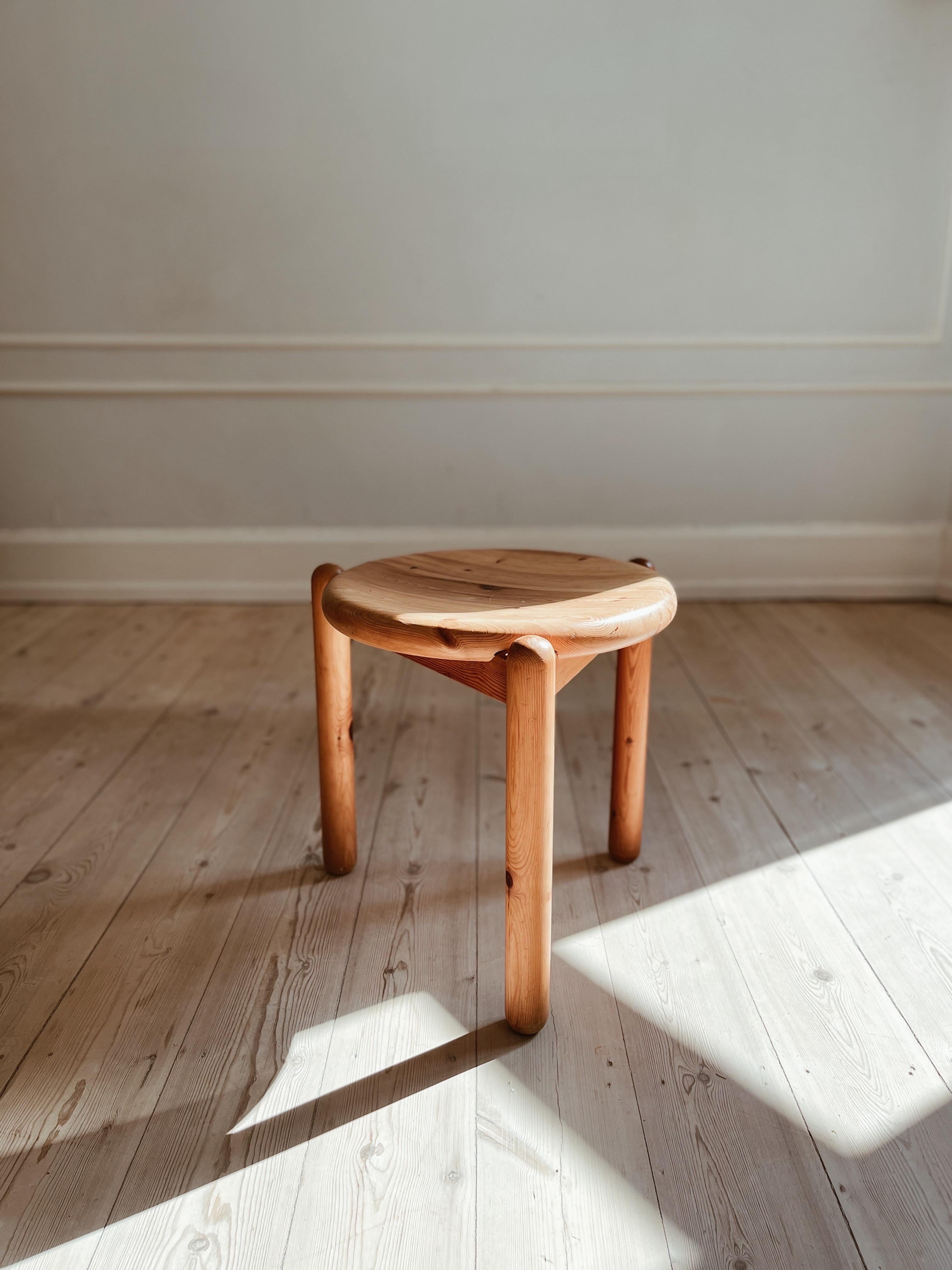 Scandinavian Modern Rainer Daumiller stool For Sale