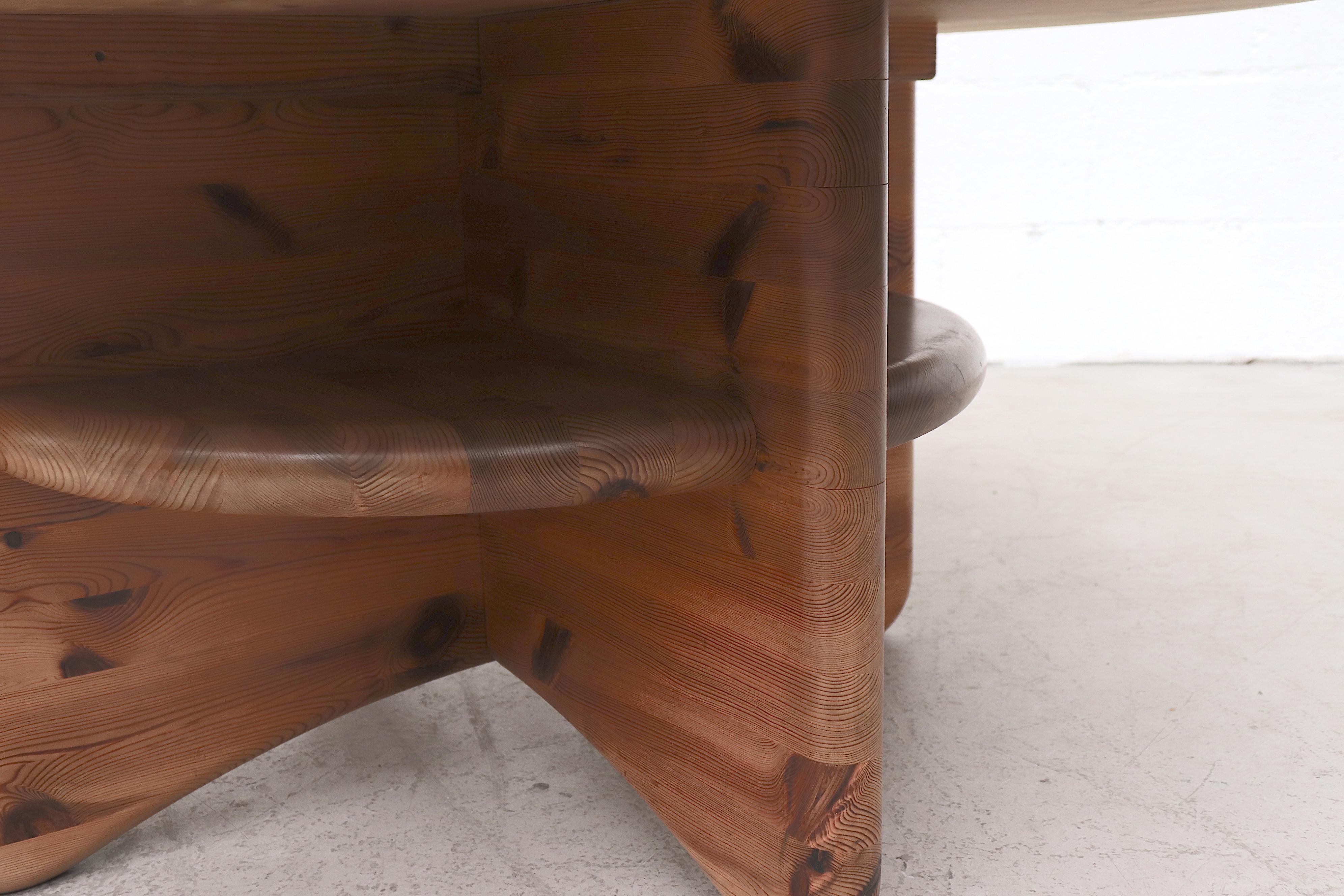 Wood Rainer Daumiller Style Pine Coffee Table