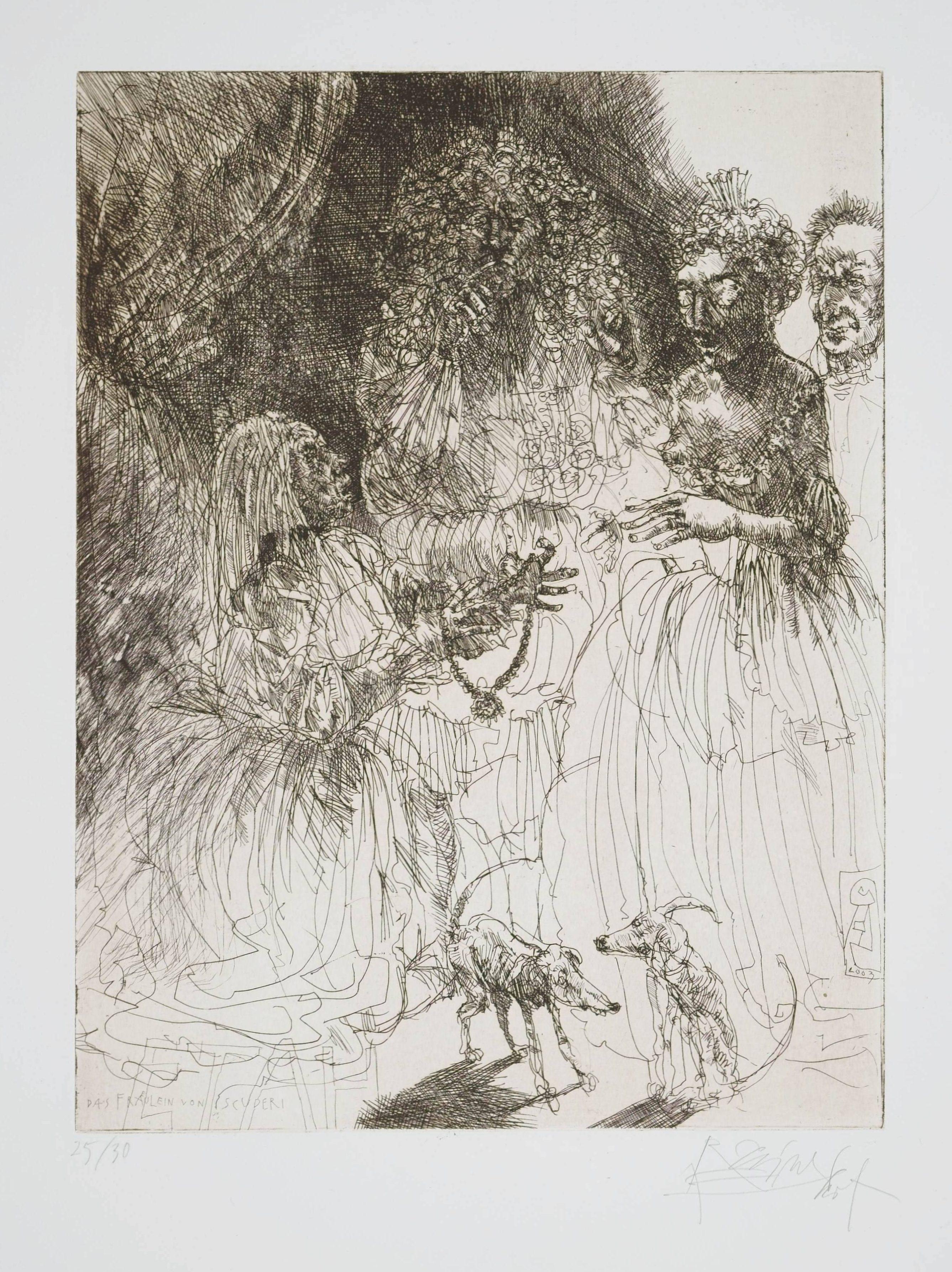 Carpeta gráfica para E. T. A. Hoffmann 'Señorita de Scuderi', 2003 en venta 9
