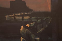Berliner Mauer, signierte moderne Lithografie von Rainer Fetting