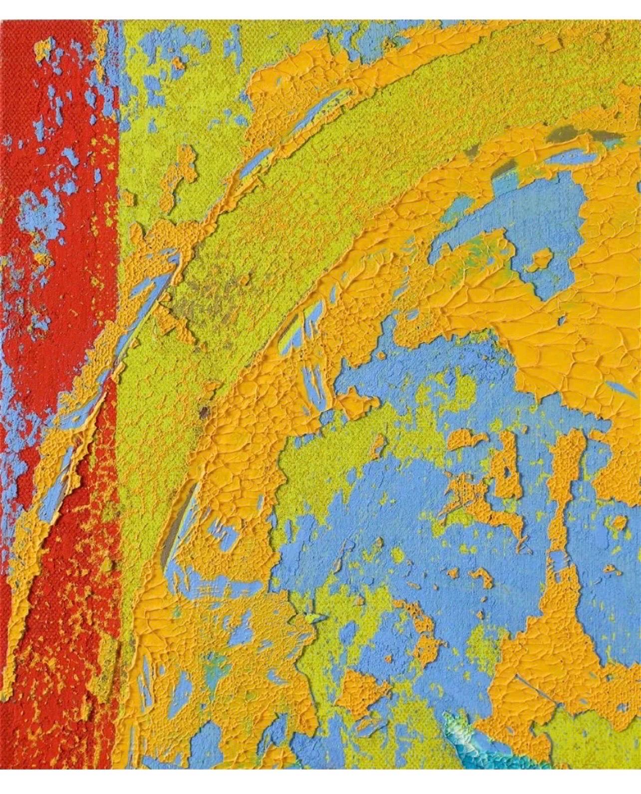 Contatto Pittura Gemelli Dittico Espressionista Astratto OIl Pittura Rainer Gross in vendita 1