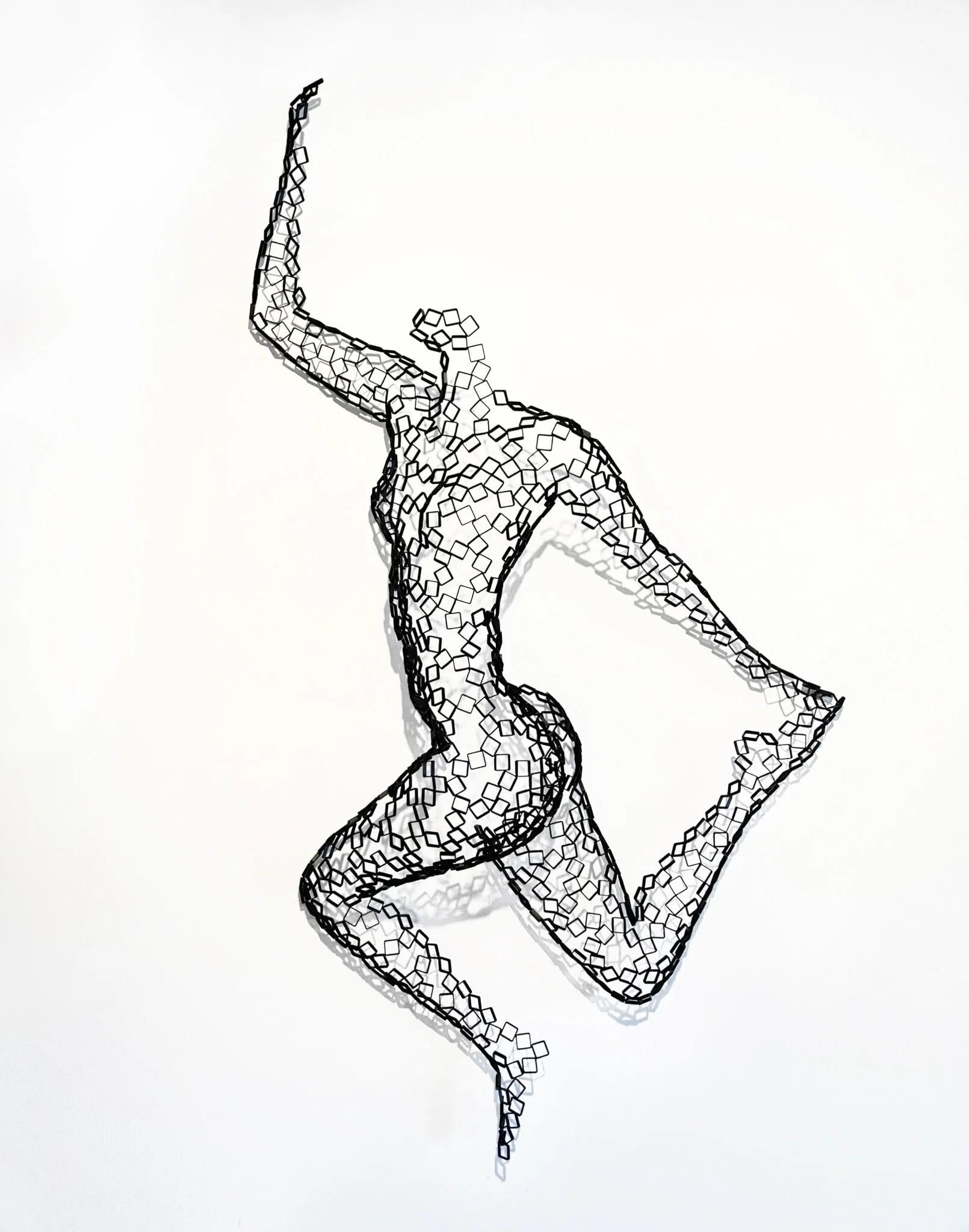 Dancer Ivy L (Black) - Sculpture by Rainer Lagemann