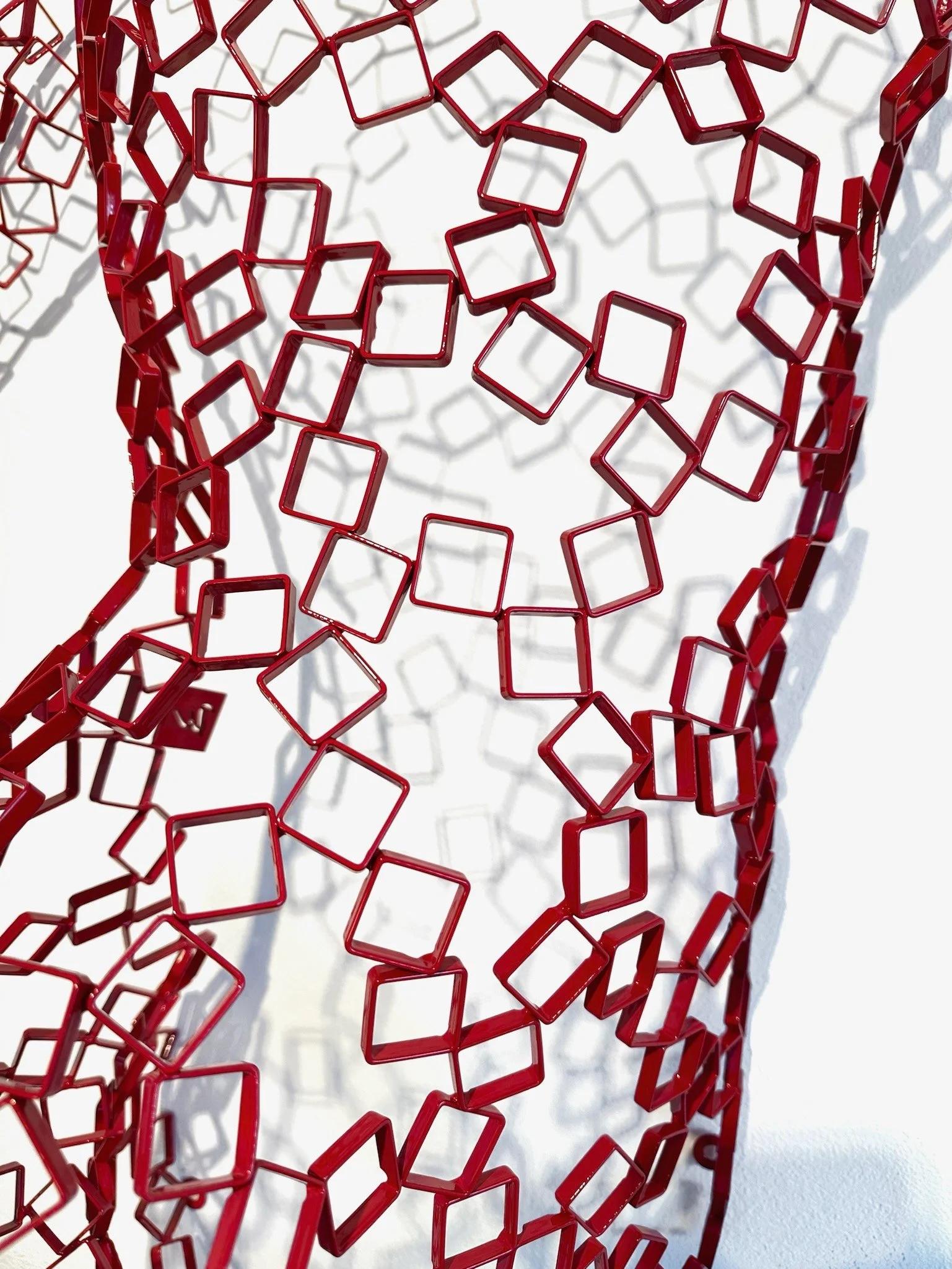 Rainer Lagemann
Ballerina Ivy R (Rosso), 2023
Firmato e numerato sul certificato di autenticità
Scultura saldata in acciaio inox, montaggio a parete o a soffitto
69 x 44 x 12 pollici, edizione 9

L'opera è attualmente esposta presso Art Angels a Los
