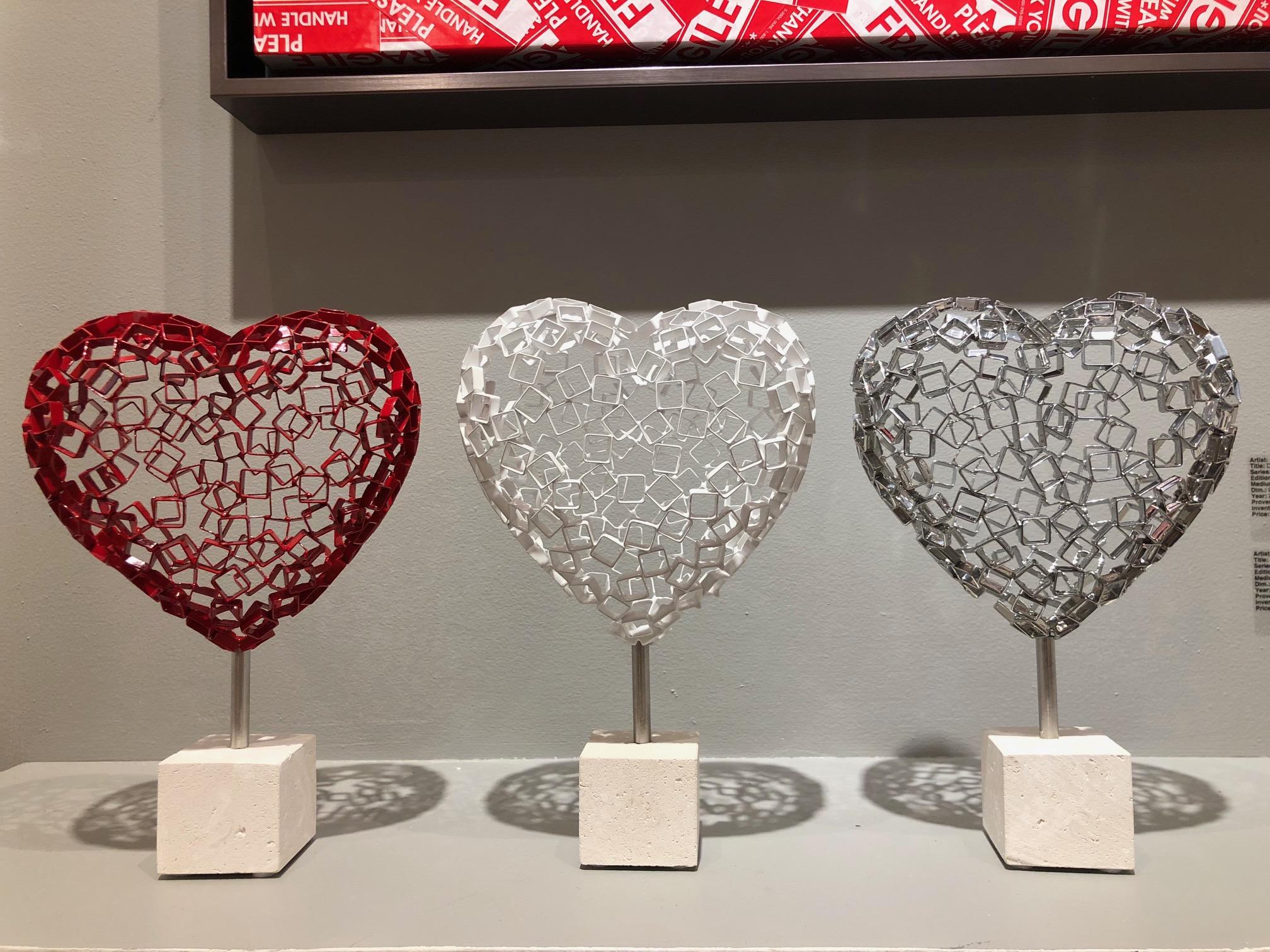 Diamond Love (heart) - Sculpture by Rainer Lagemann