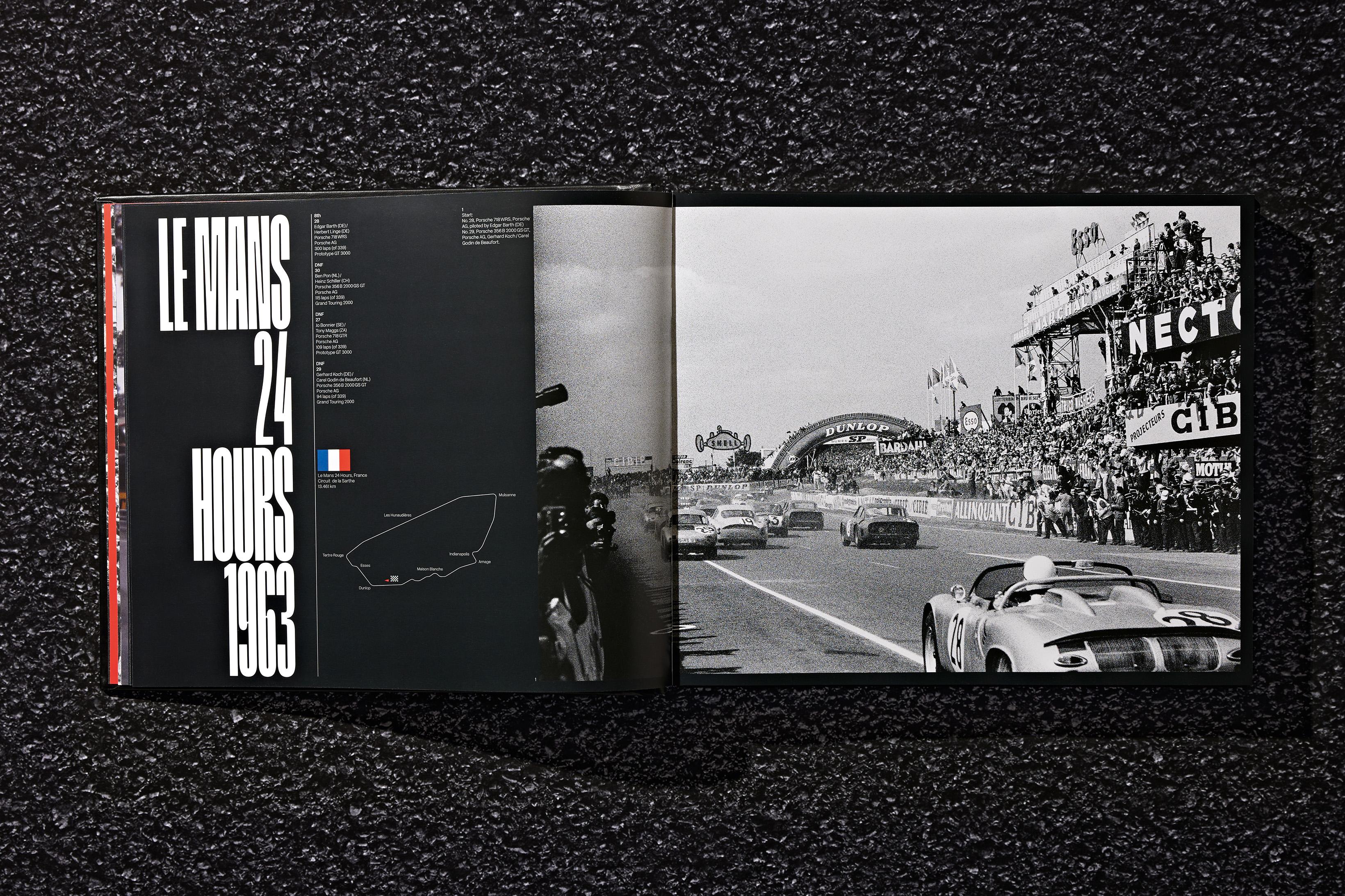 Rainer W. Schlegelmilch. Porsche Racing Moments. Limited, Signed book with stand 3