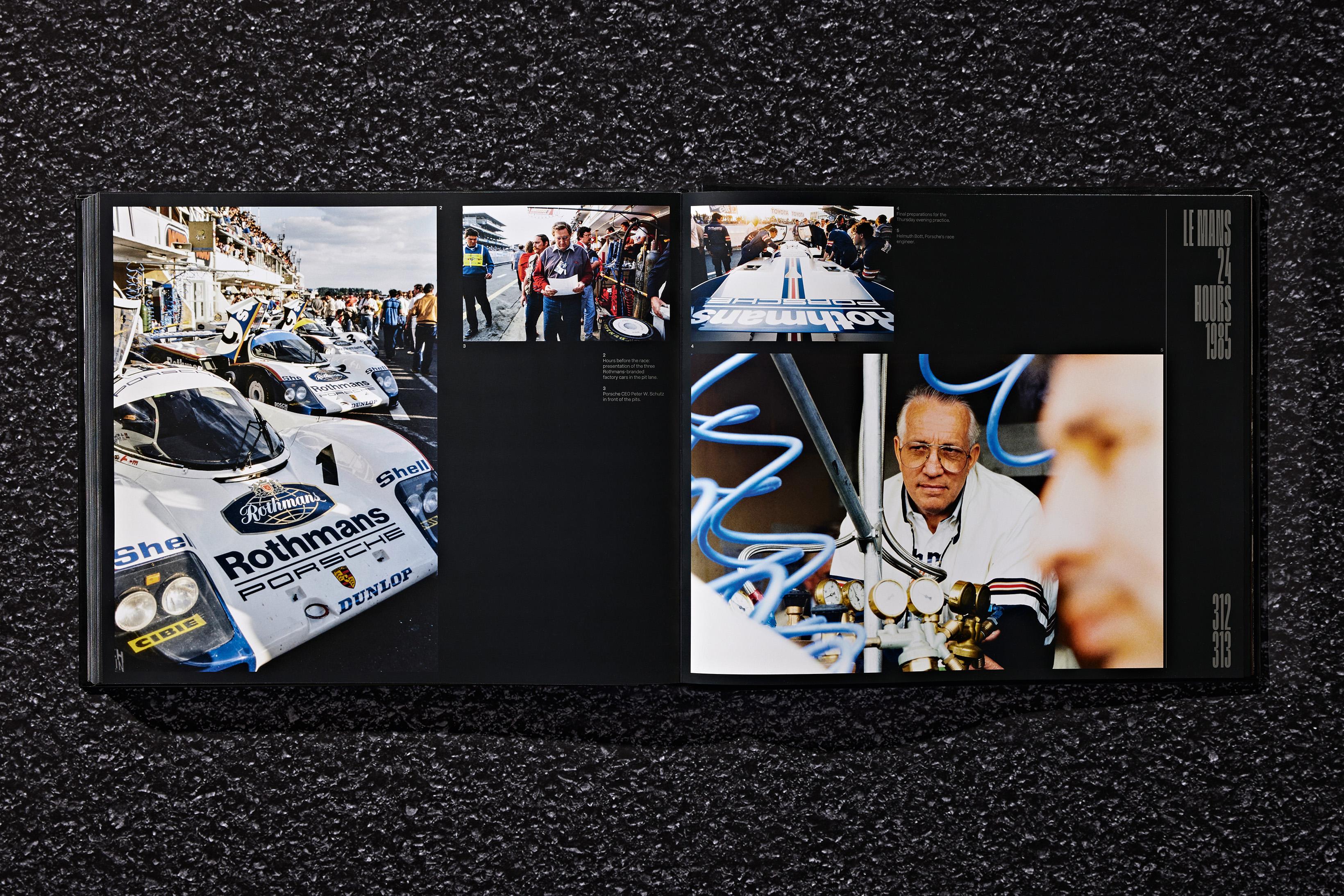 Rainer W. Schlegelmilch. Porsche Racing Moments. Limited, Signed book with stand 7