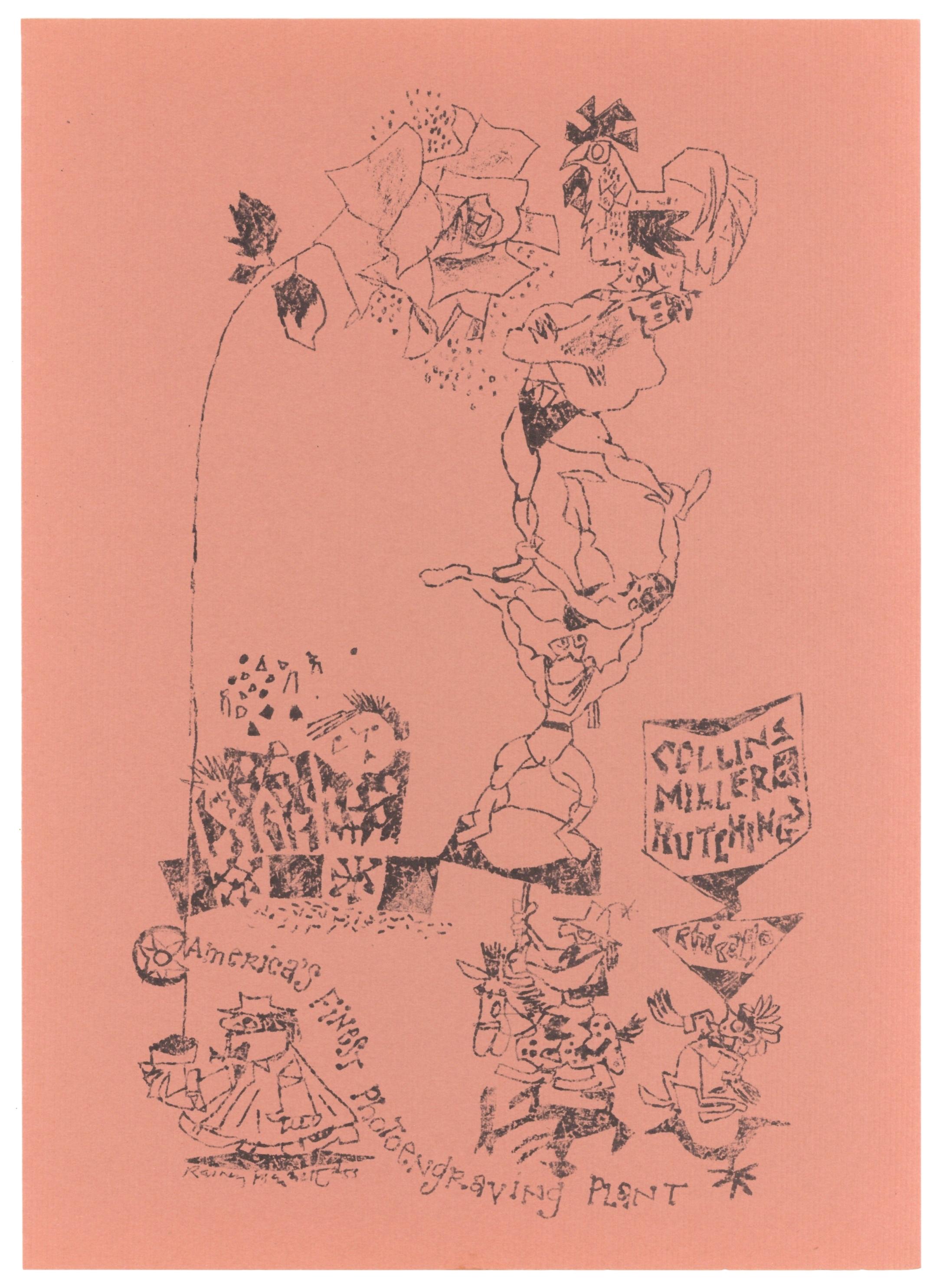 original lithograph - Print by Rainey Bennett
