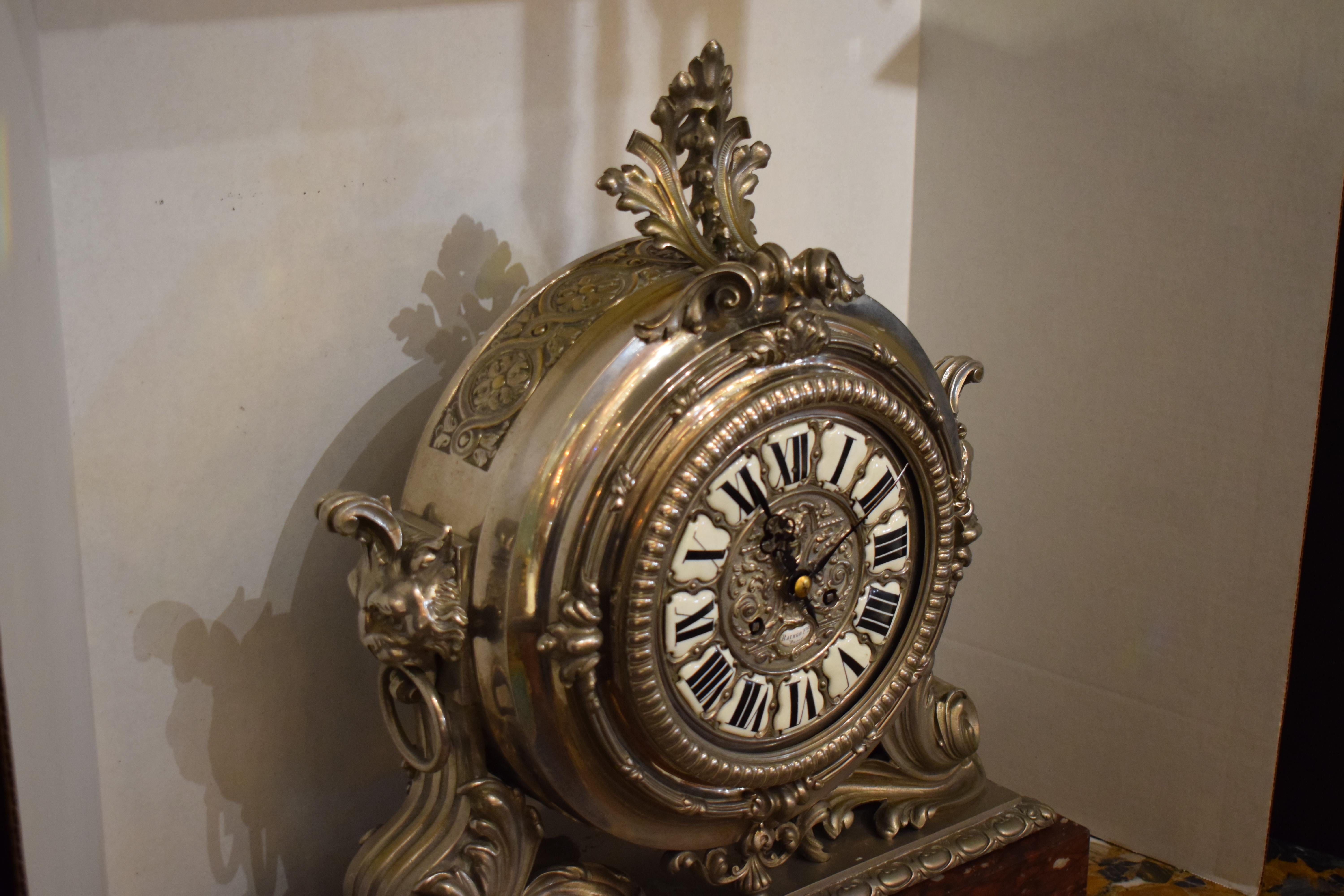 Raingo Freres Mantle Clock For Sale 1