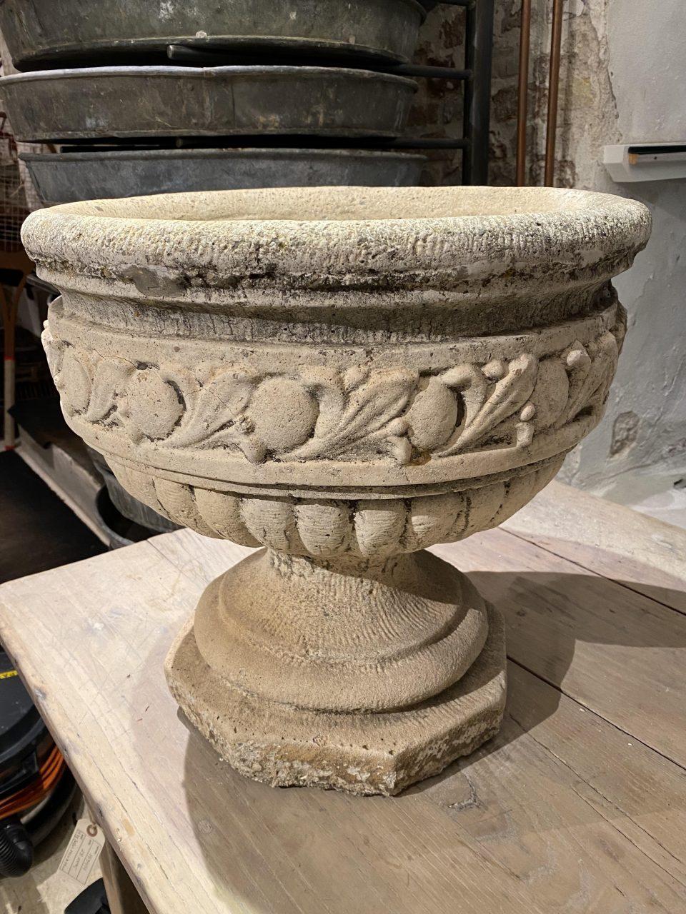 French Raised Decorated Planter-Jardinière, France For Sale