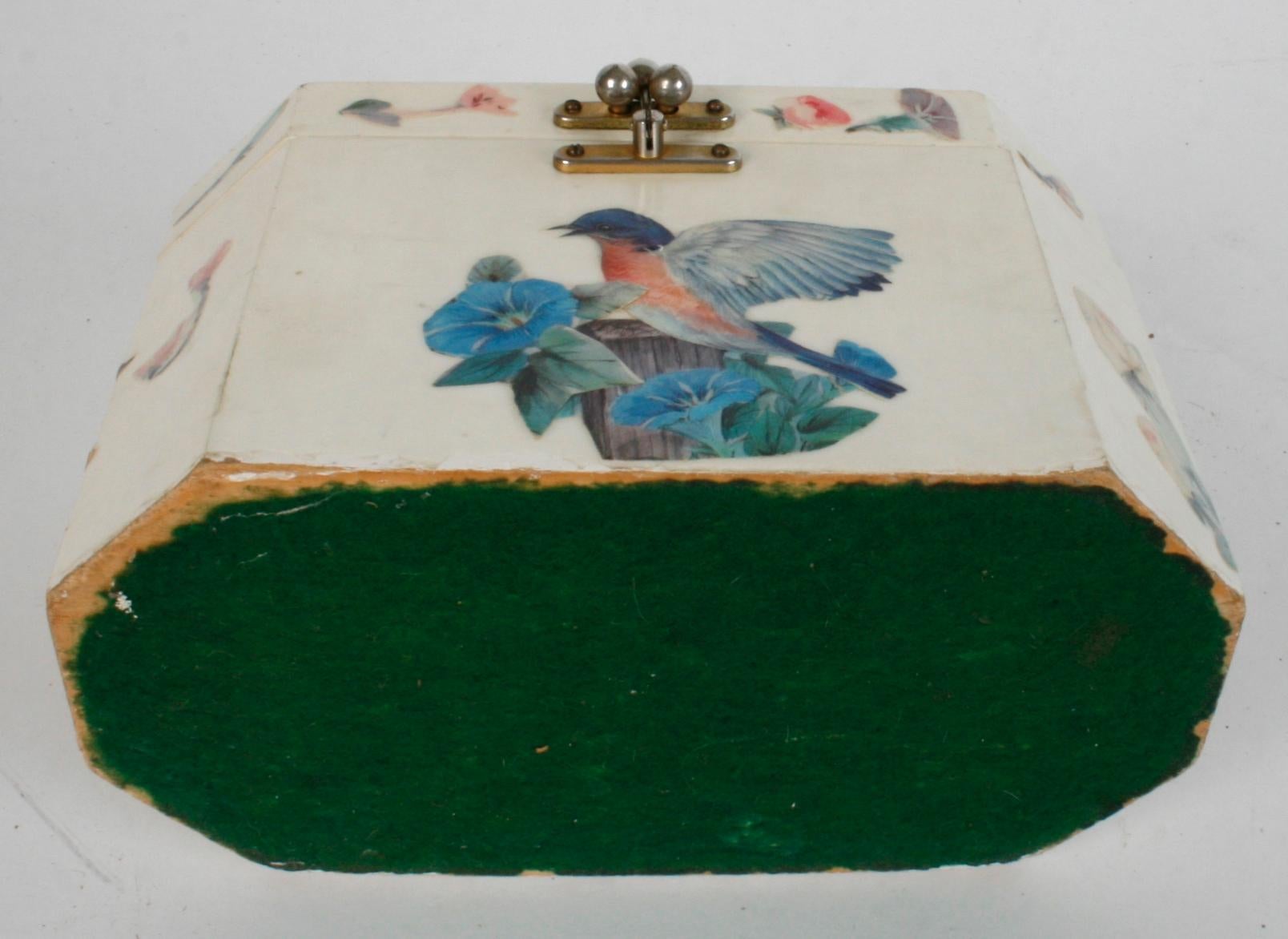 Raised Decoupage Box Handbag by Annie Laurie of Palm Beach 3