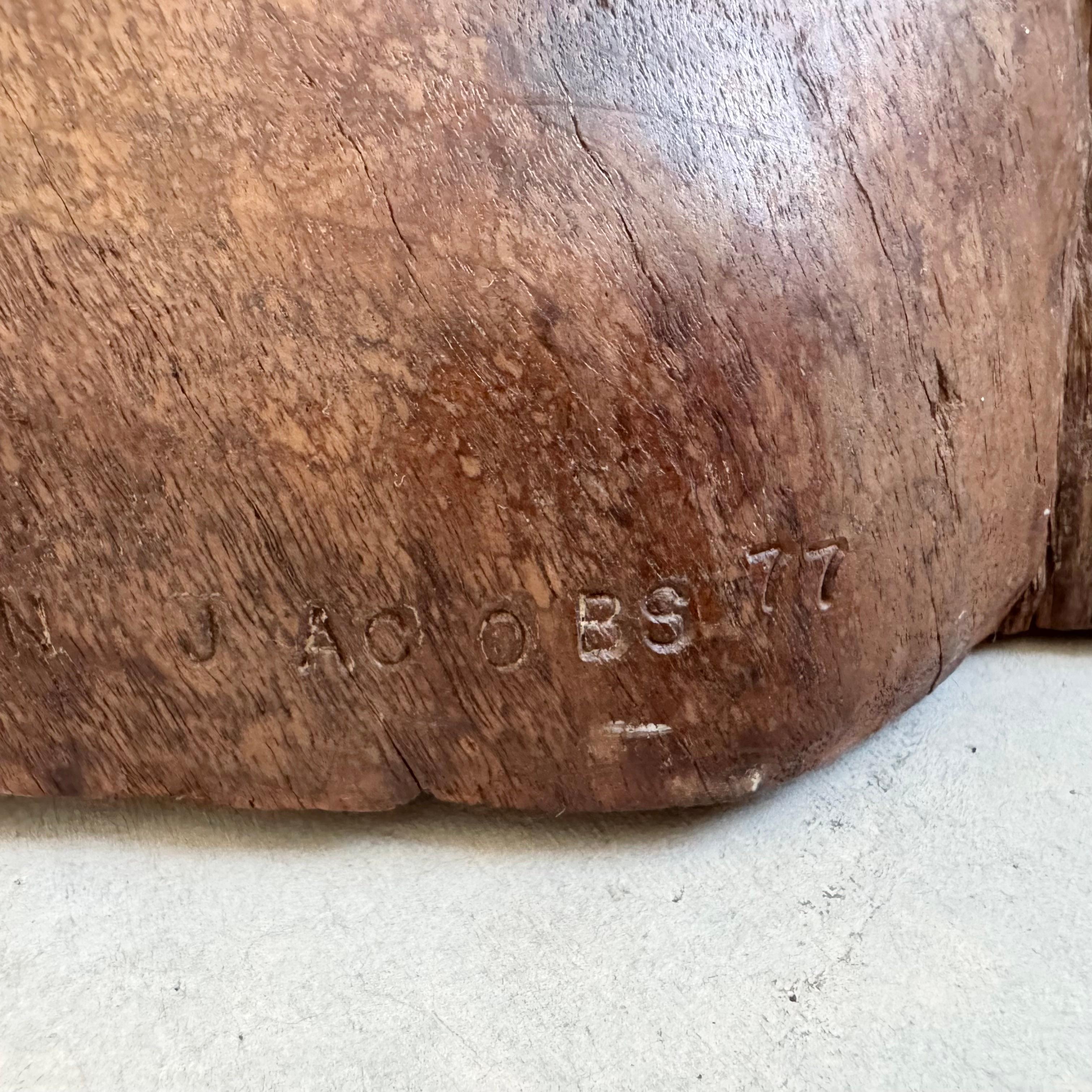 Raised Fist Wood Carving, 1977 USA For Sale 9