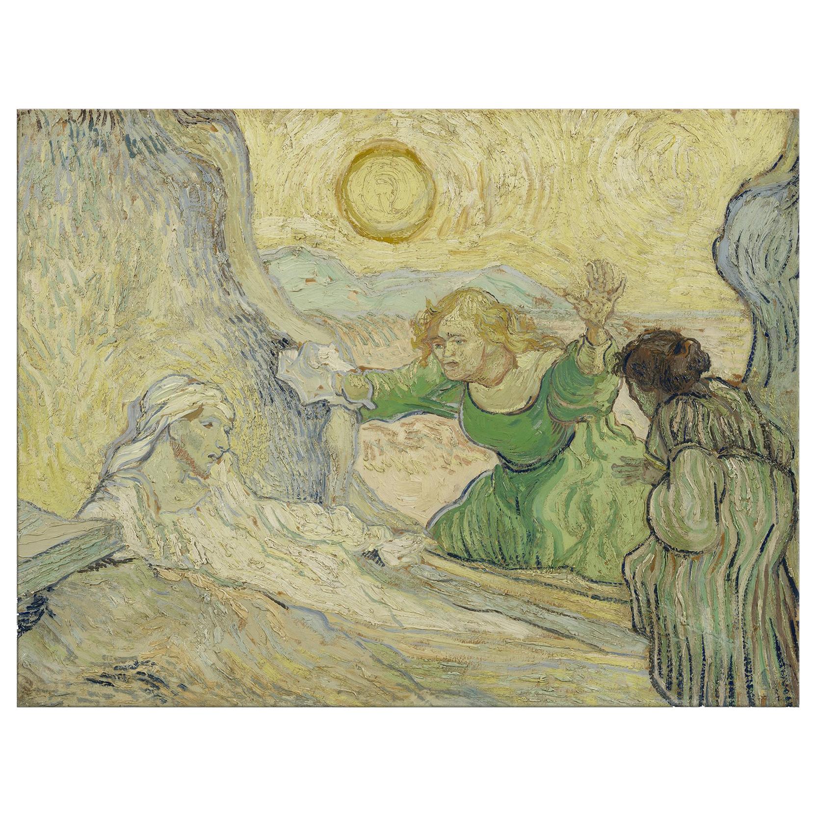 Raising of Lazarus, after Impressionist Oil Painting by Vincent Van Gogh For Sale