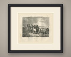 Raising the Siege of Mantua, Berthier, Antique Madou Lithograph, 1827