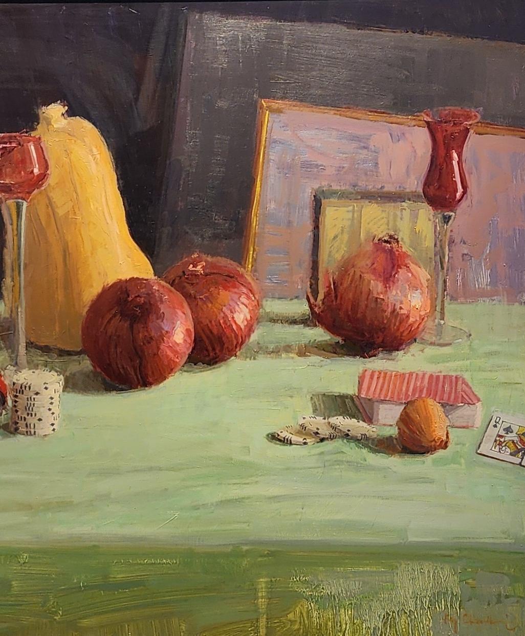 Fourtenn Objects Oil on Panel, American Impressionistic Style Traveling Paint 2