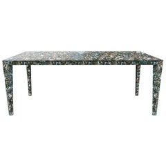 Raja Contemporary Mother of Pearl Table by Jacopo Foggini