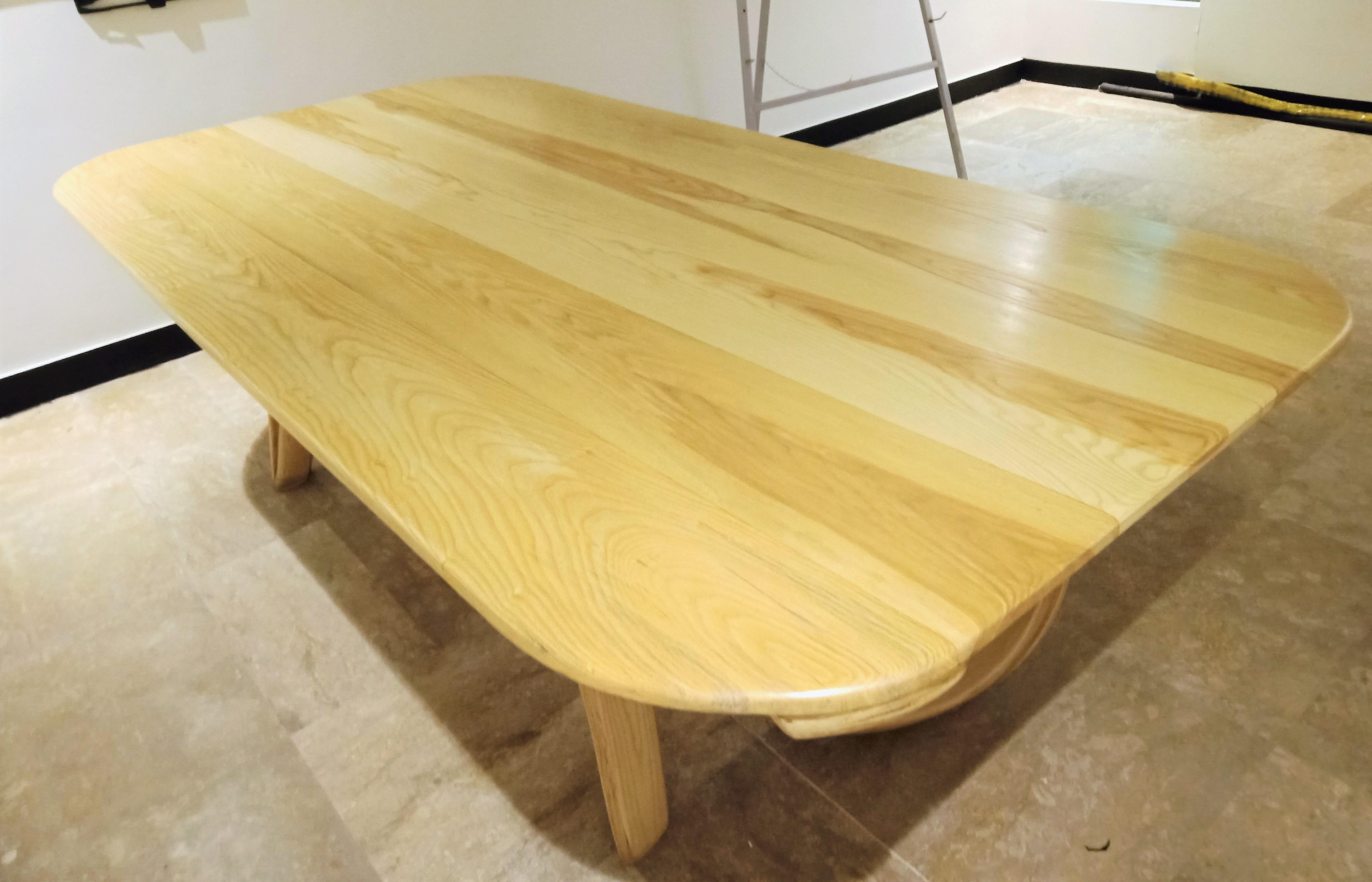 Selene - Dining table by Raka Studio - Bent Wood In New Condition For Sale In Cape Girardeau, MO