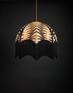 Raja Lampshade with Fringing - Medium (16")