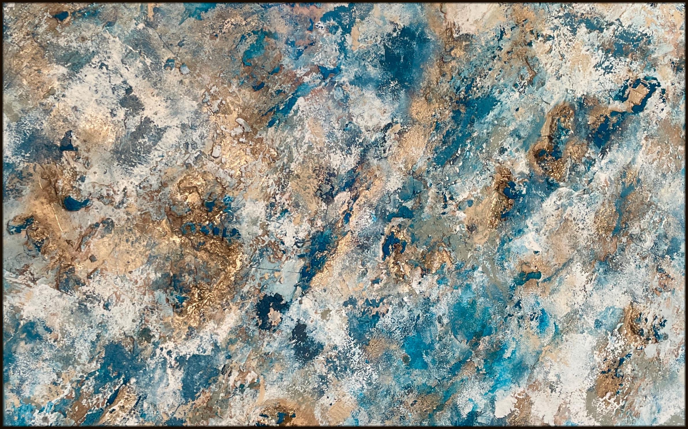 Azul, quadro originale, contemporaneo, astratto, paesaggio 1