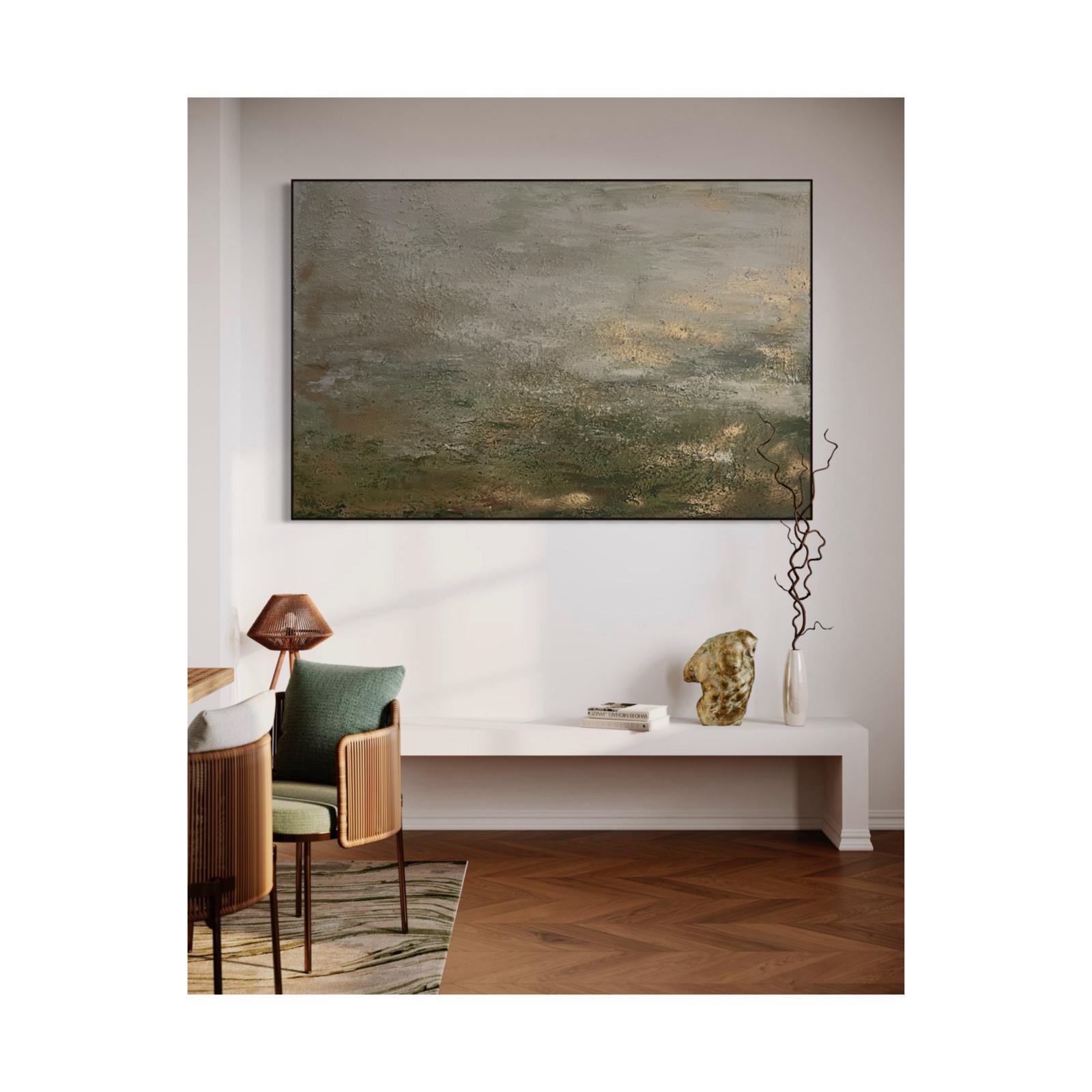 Eucalipto, Pittura originale, Astratto, Moderno, Pittura originale di paesaggio 2