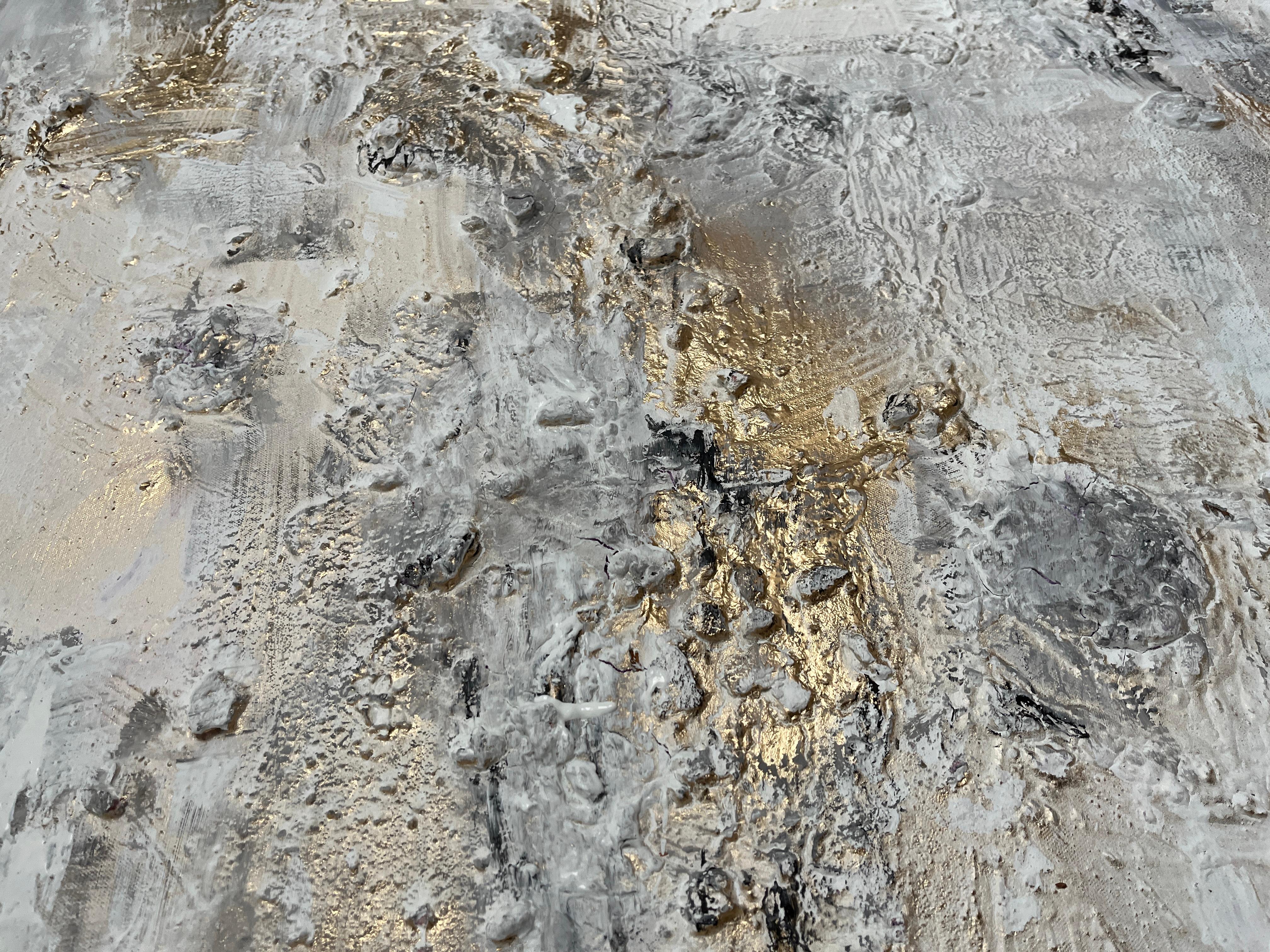 Patera, Quadro originale, Astratto, Oro, Morden, Texture, Arte contemporanea 8