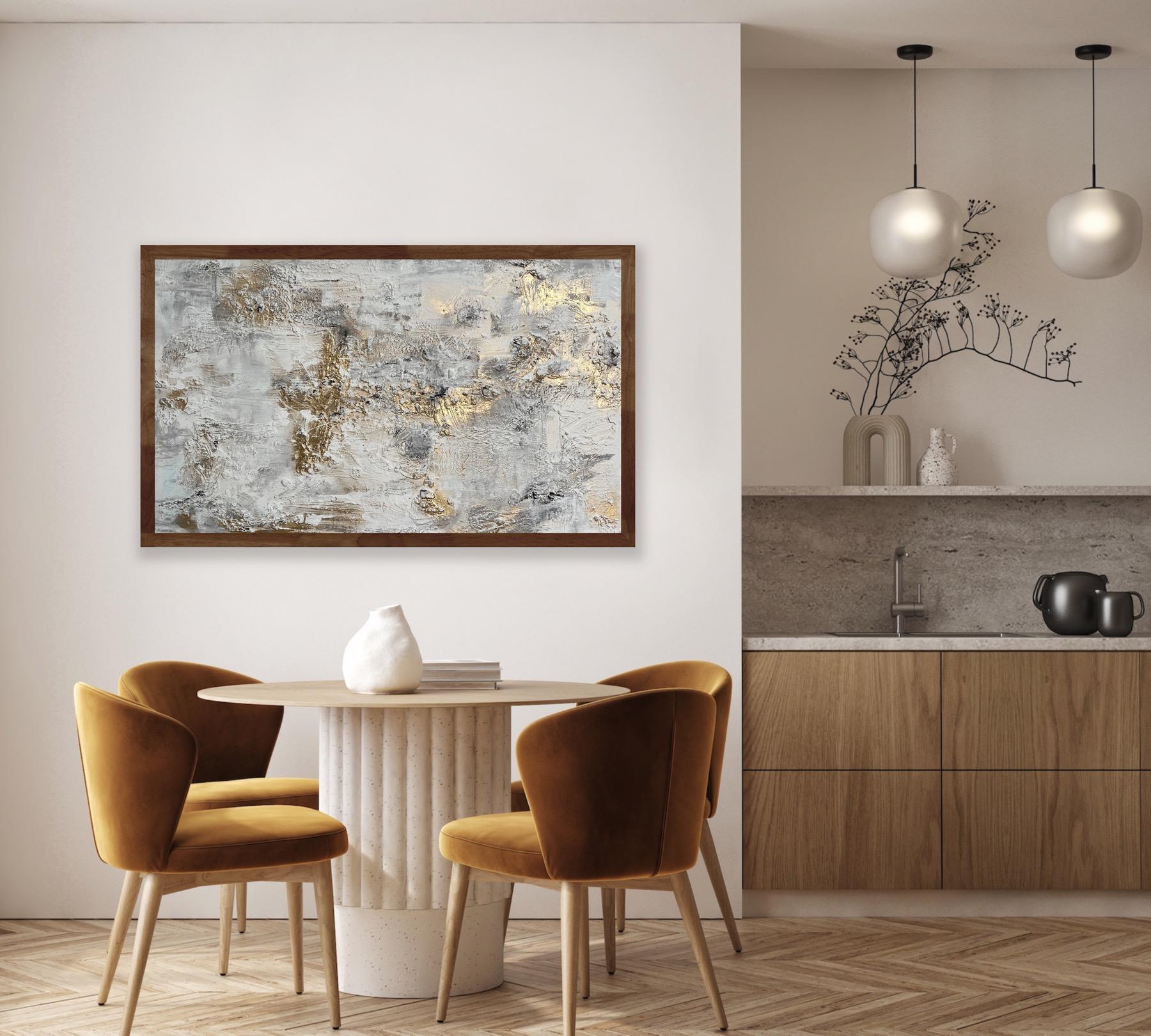 Patera, Quadro originale, Astratto, Oro, Morden, Texture, Arte contemporanea 5