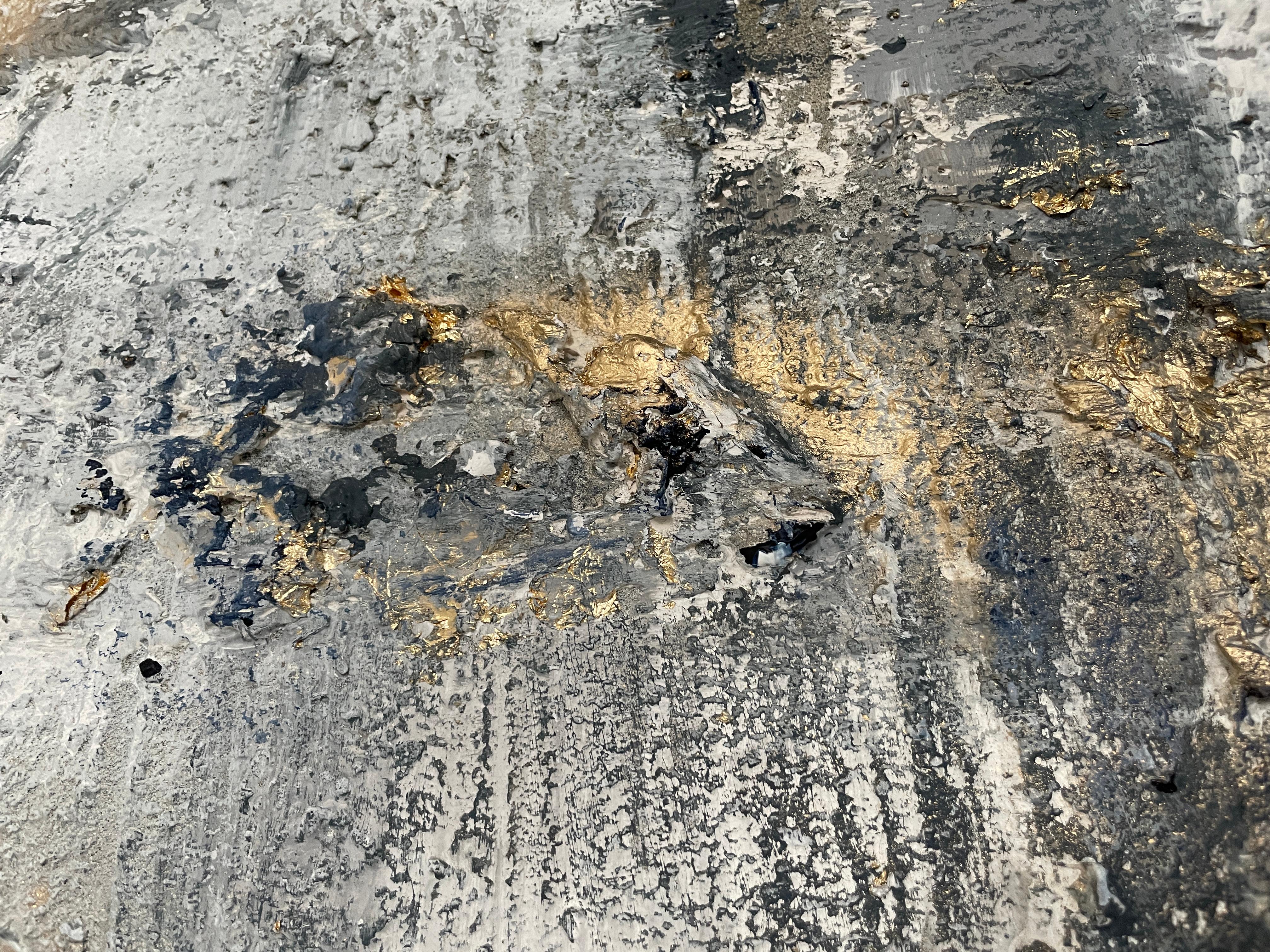 Grigio Tempesta, Pittura originale, Astratto, Moderno, Pittura originale di paesaggio 2