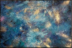Yozoro, Original Painting, Abstract, Modern, Blue, Original landscape painting