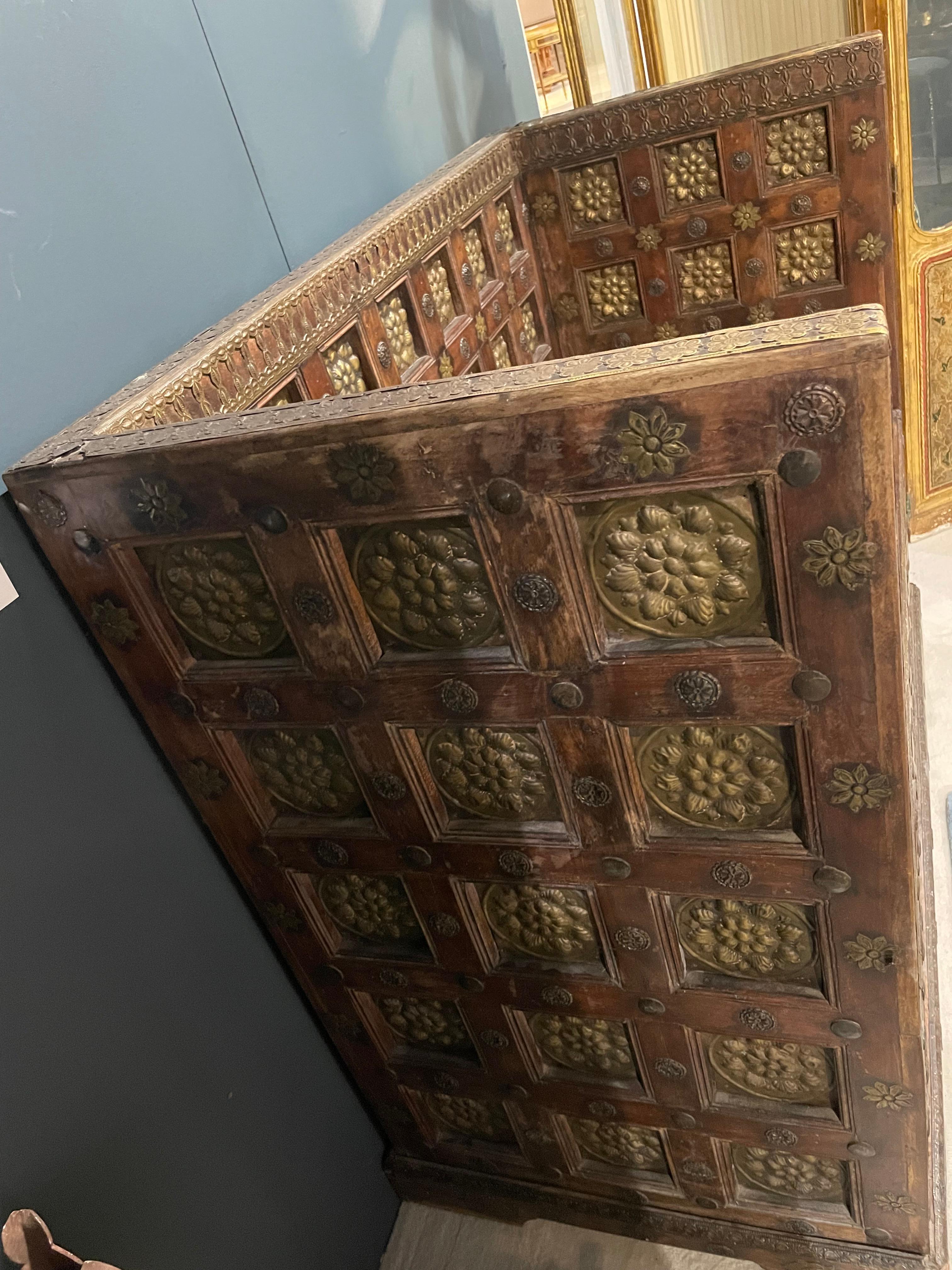 Indian Rajasthan 19th Century Bench Chest
