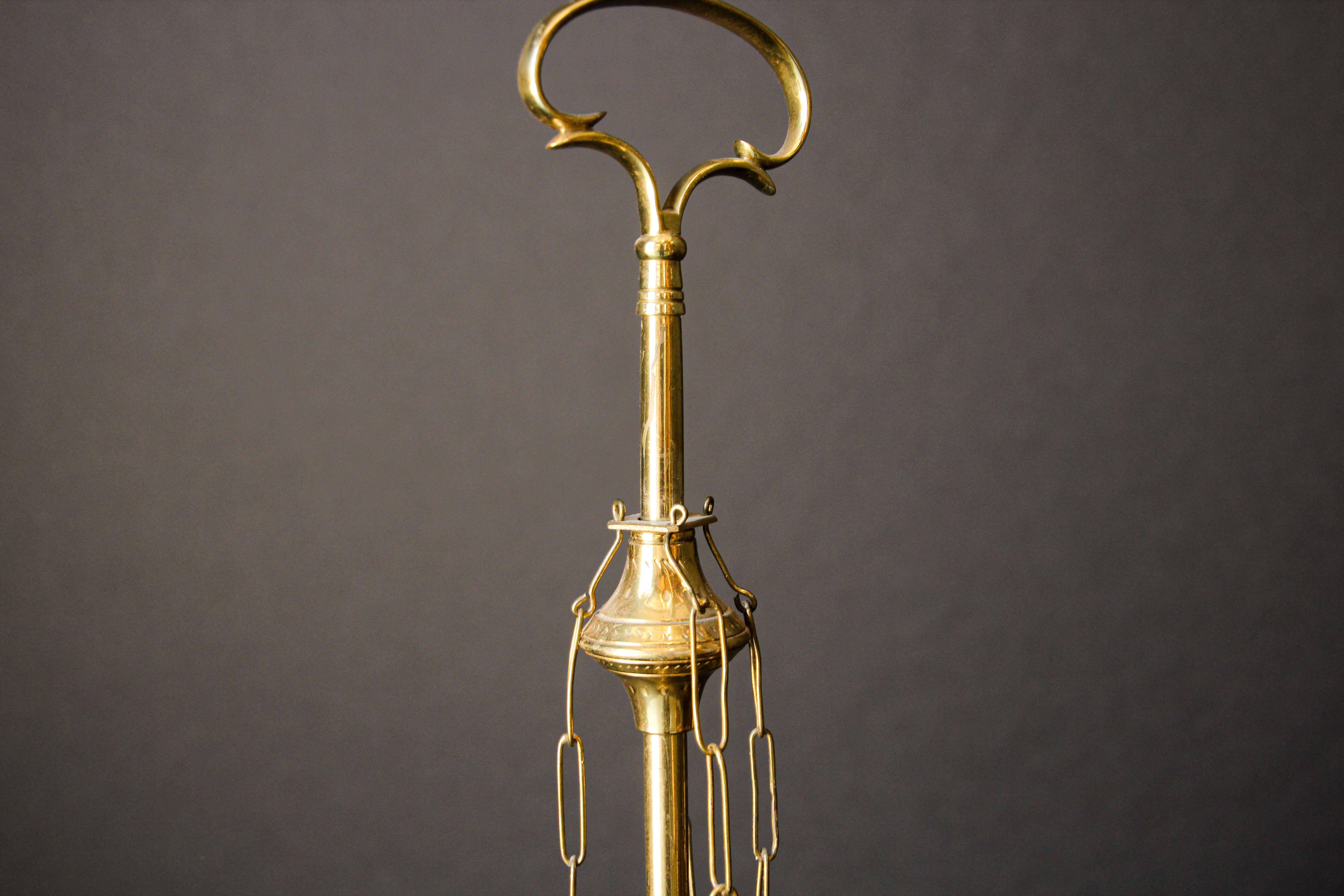 indian brass oil lamp