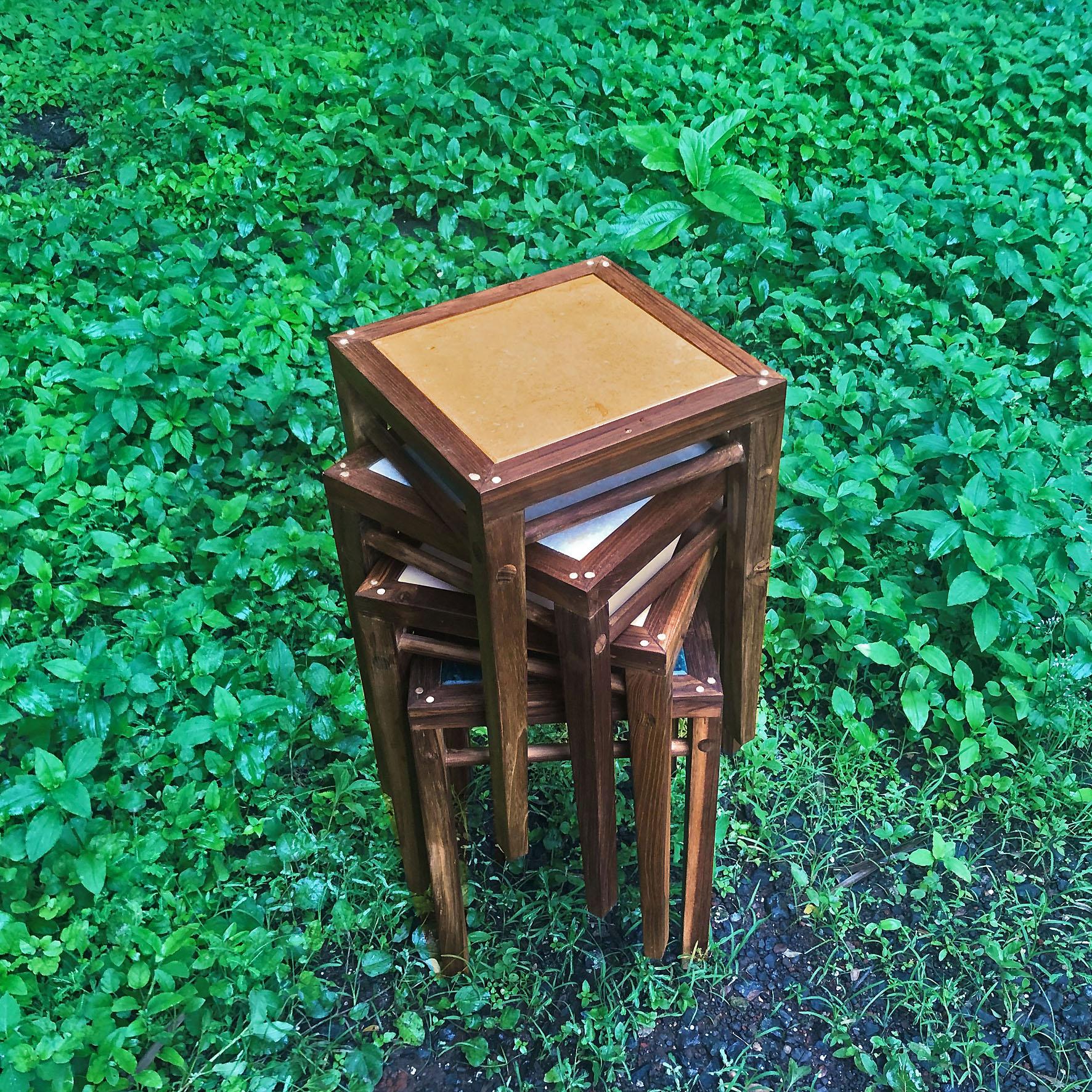 Marble Rajasthan, Side Table, Matang For Sale