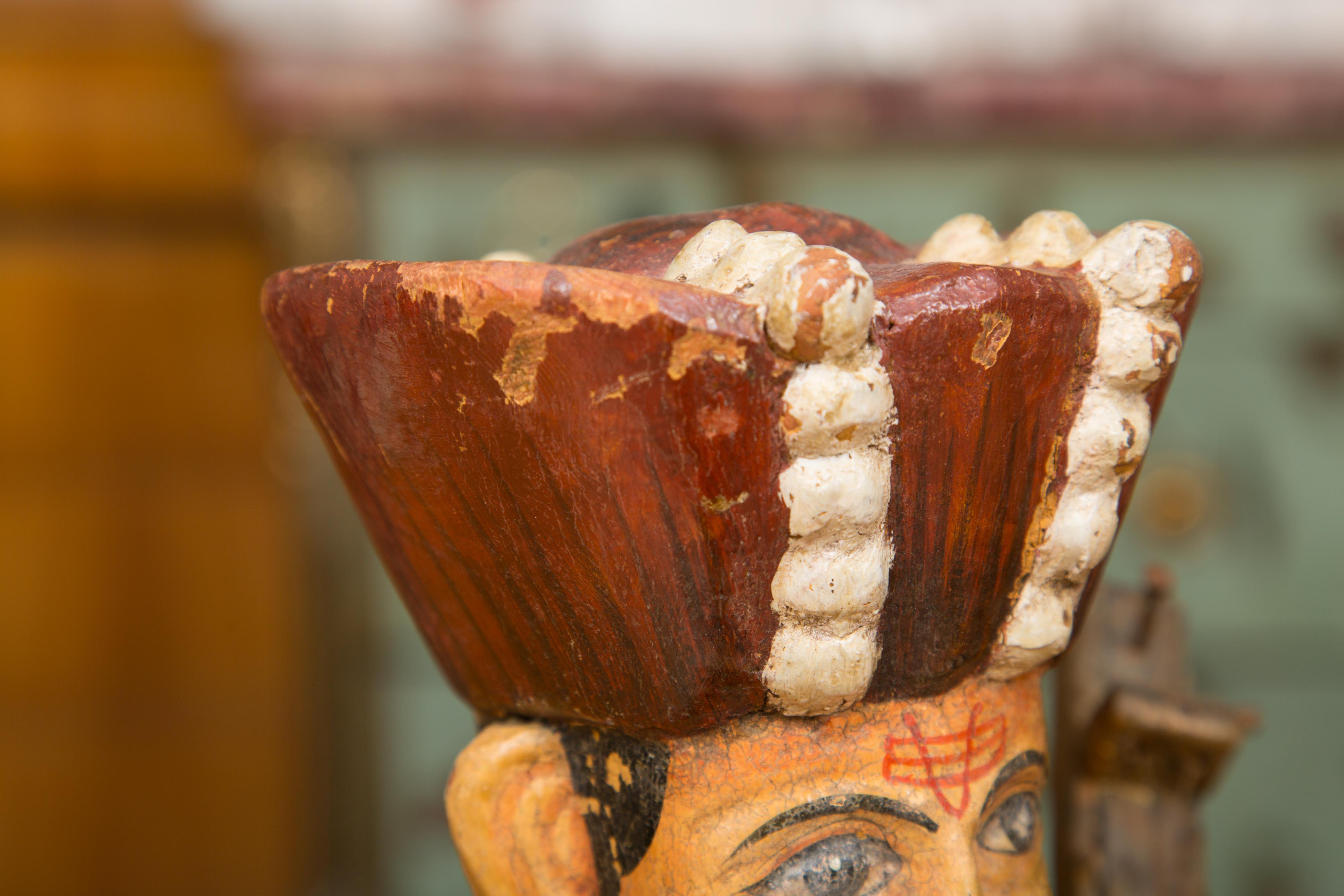 Hand-Painted Raj Figures Playing Musical Instruments