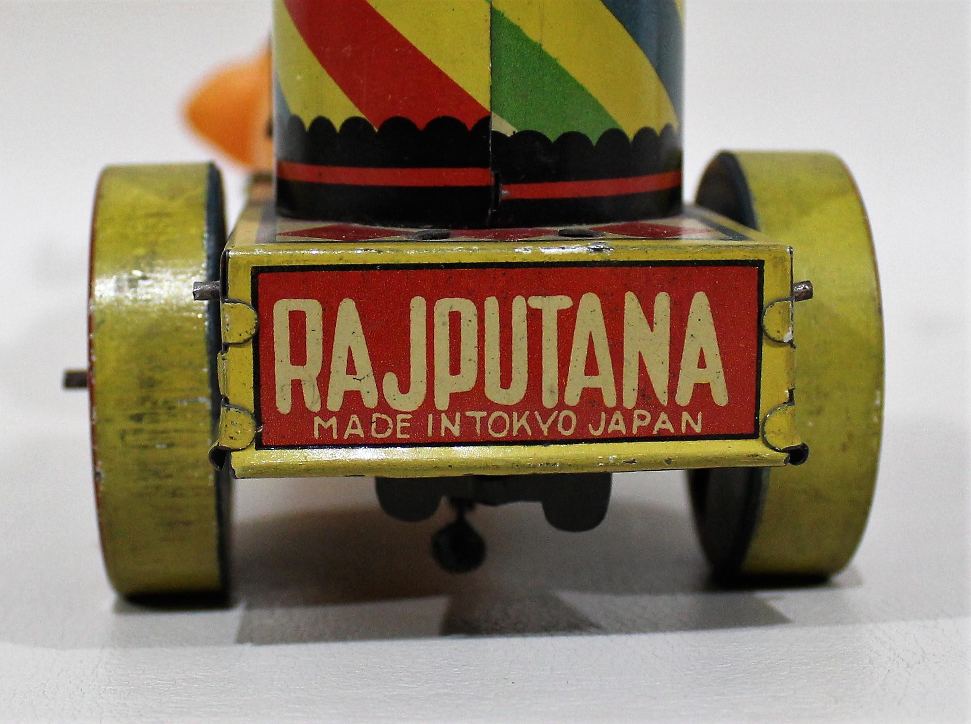 'Rajputana' Tin & Celluloid Wind Up Japanese Toy For Sale 3