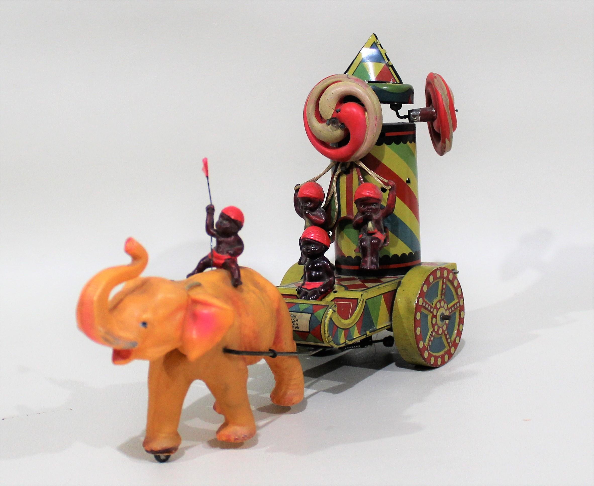 „Rajputana“ Japanisches Spielzeug aus Zinn und Zelluloid zum Aufziehen im Angebot 1