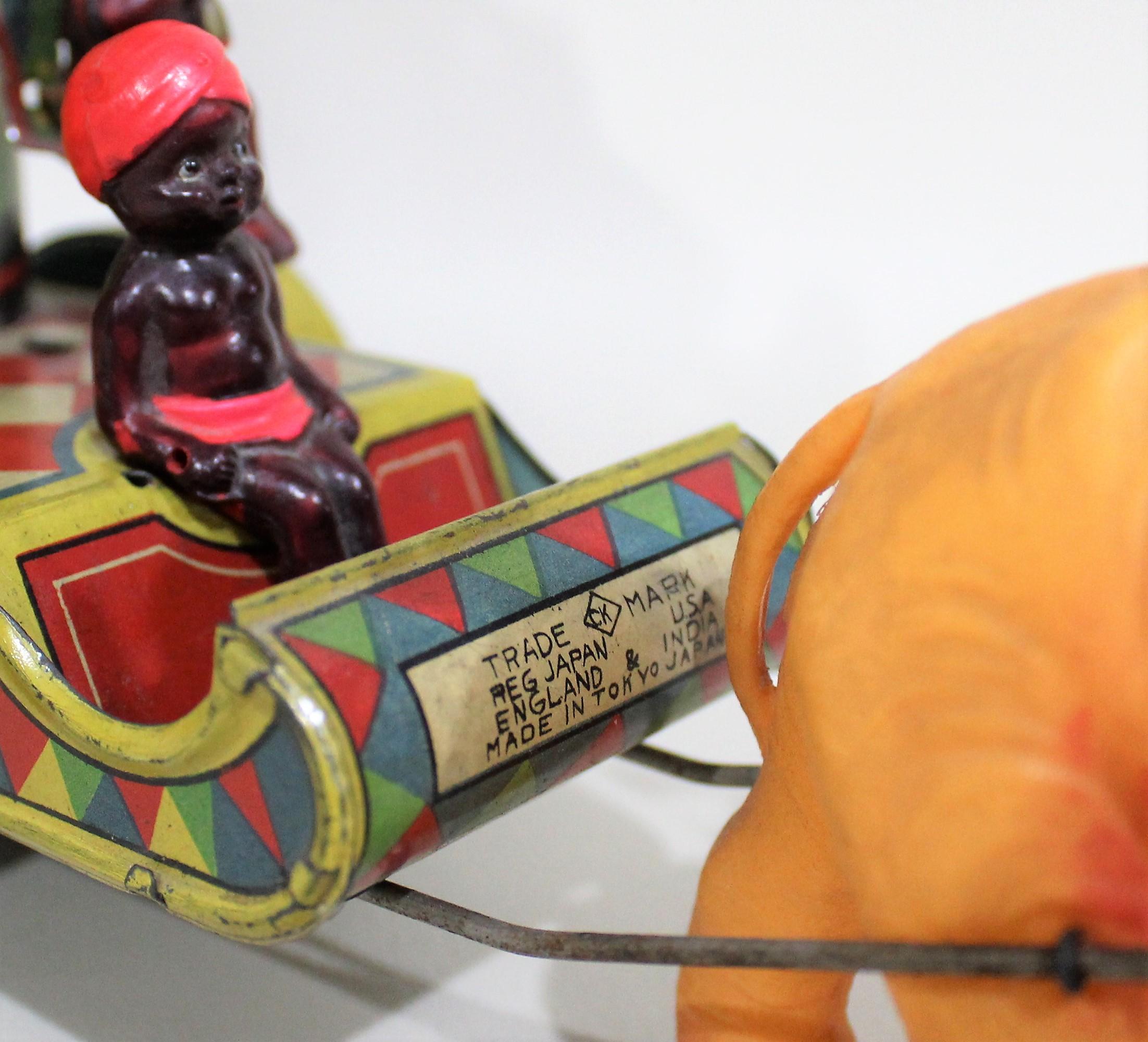 'Rajputana' Tin & Celluloid Wind Up Japanese Toy For Sale 2