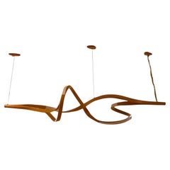 Raka Studio, Contemporary, Organic Modern Chandelier, Bentwood, LED, 21st C.