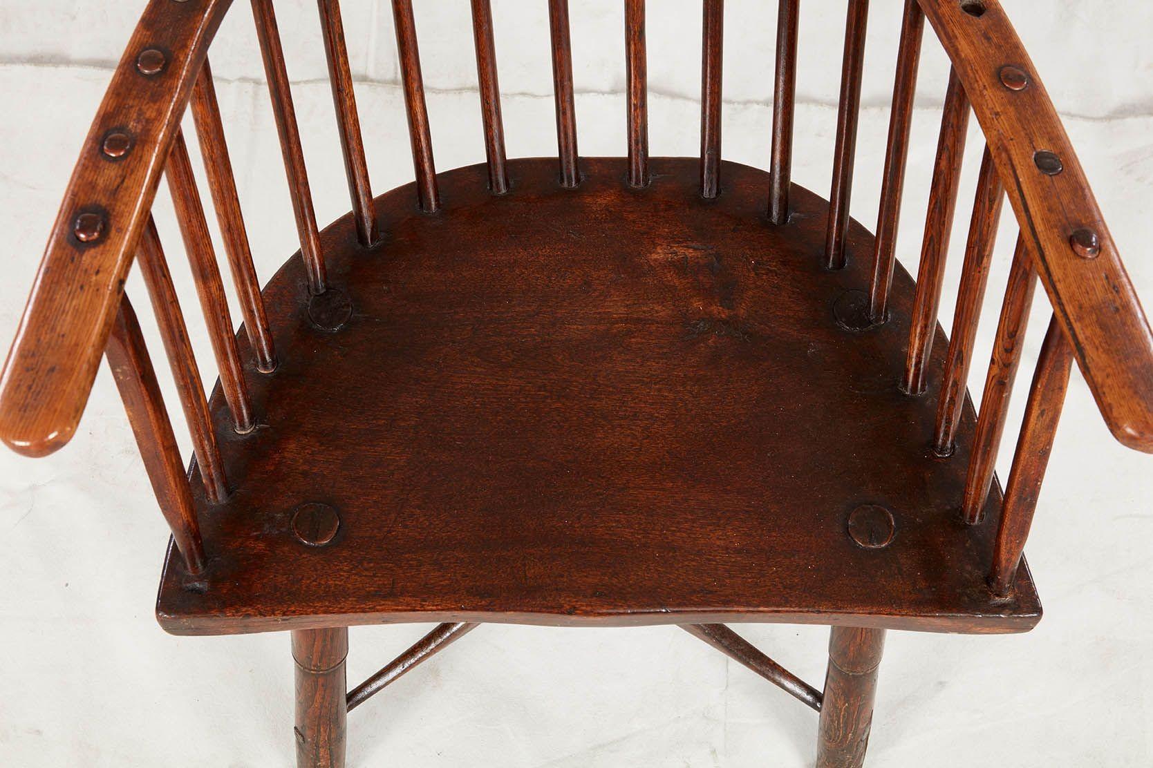 Fauteuil Windsor à dossier incliné Bon état - En vente à Greenwich, CT
