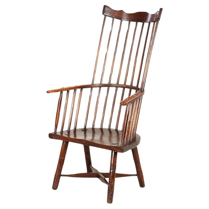 Raked Back Windsor Armchair