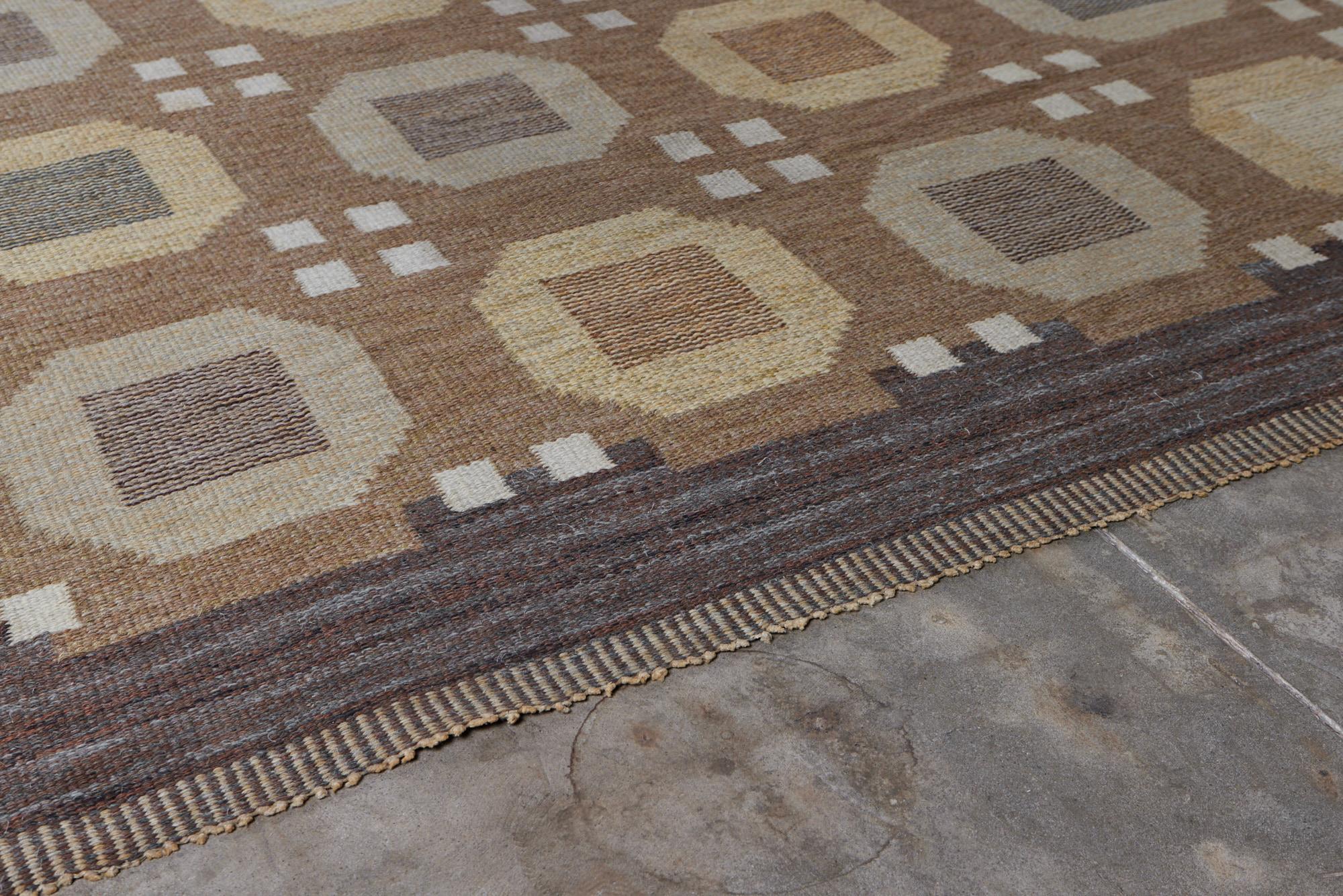 Tapis Kilim scandinave suédois Rakel Callander 3