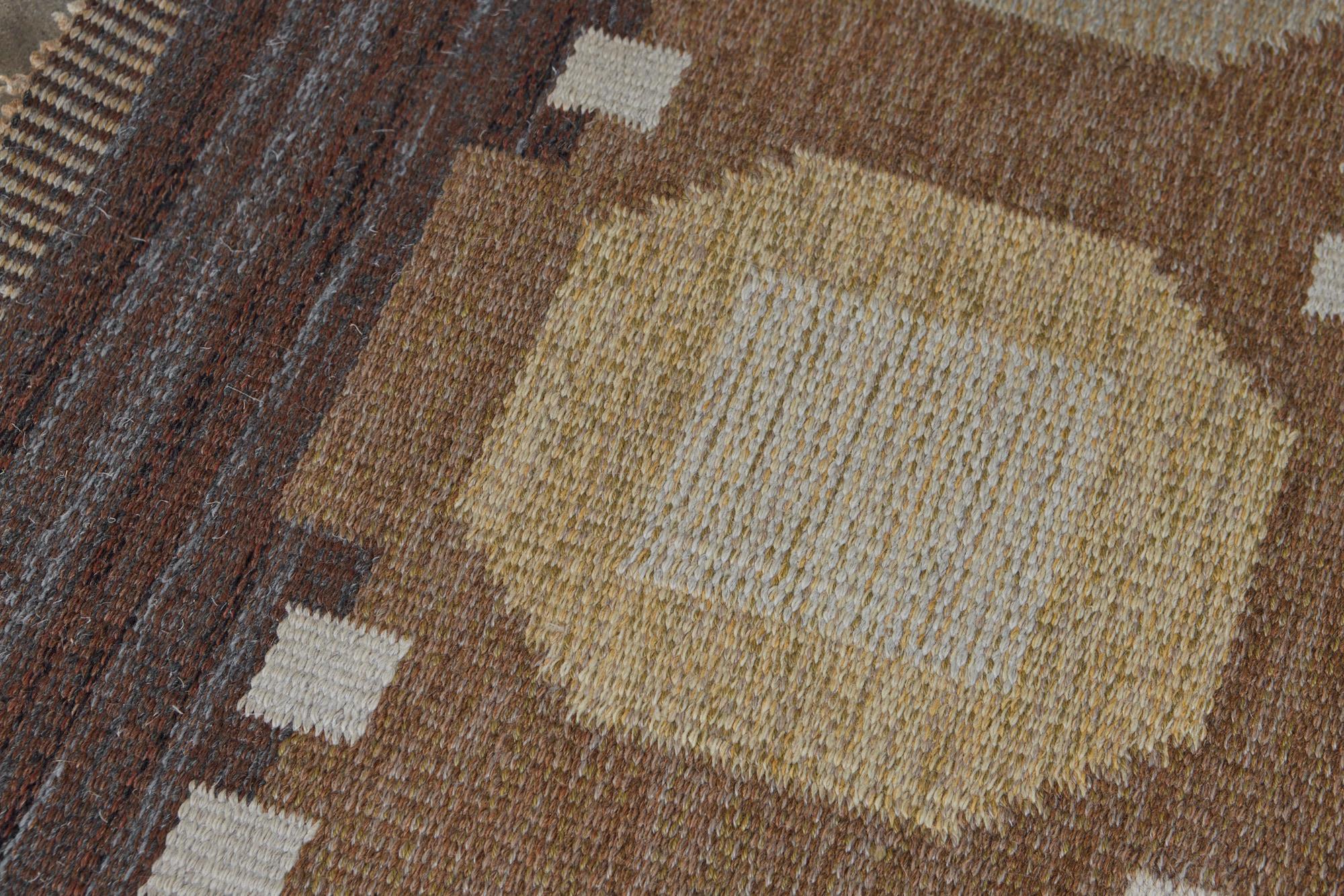 Tapis Kilim scandinave suédois Rakel Callander 5