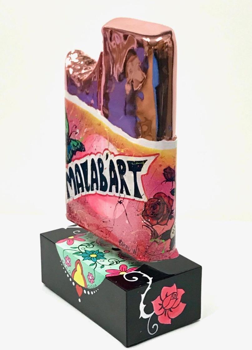 RAKEL WAJNBERG - Malab'art Frida 33cm - Pop Art Sculpture par Rakel Wajnberg