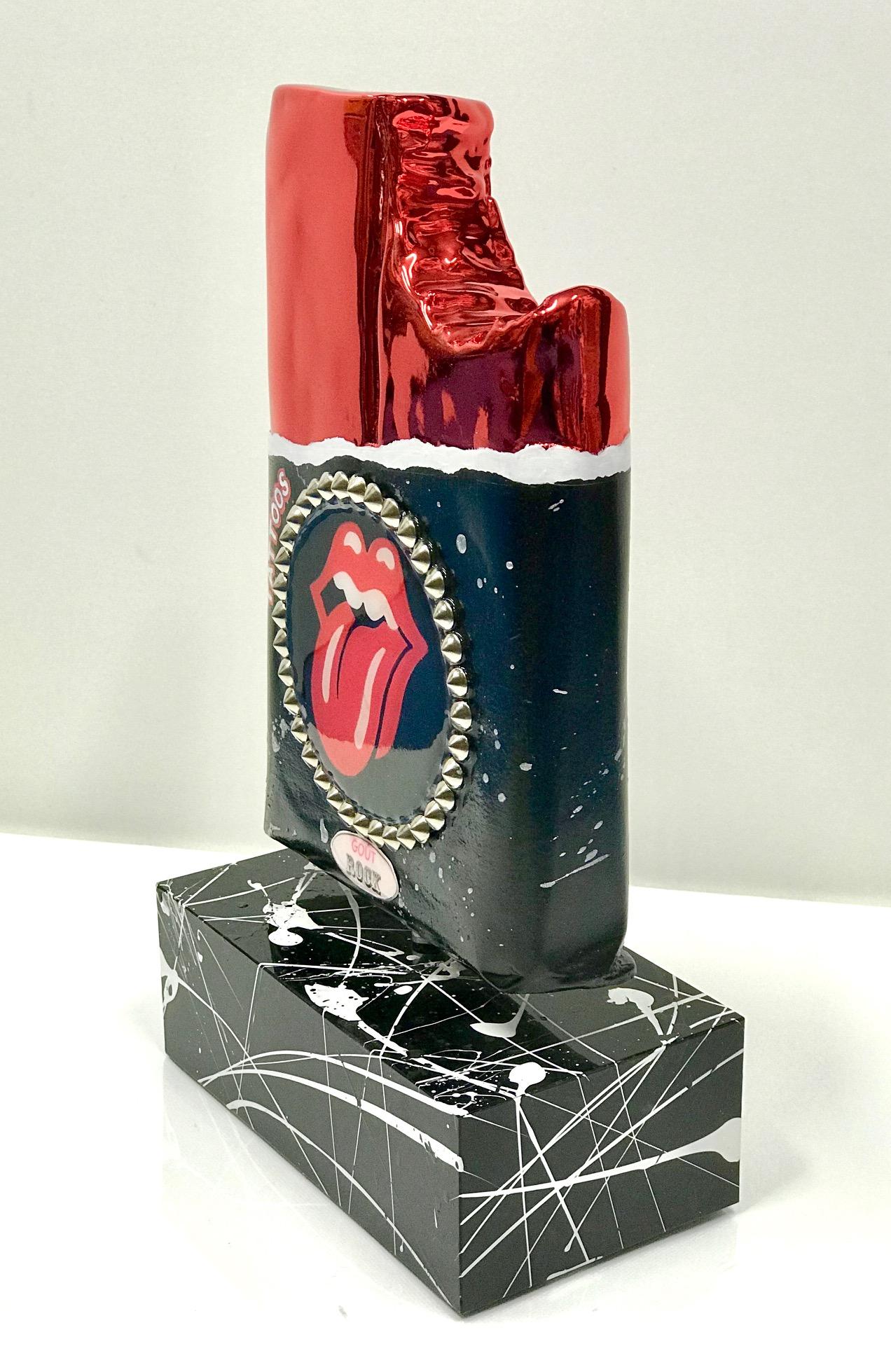 RAKEL WAJNBERG - Rolling Stones Malab'Art  - Sculpture by Rakel Wajnberg