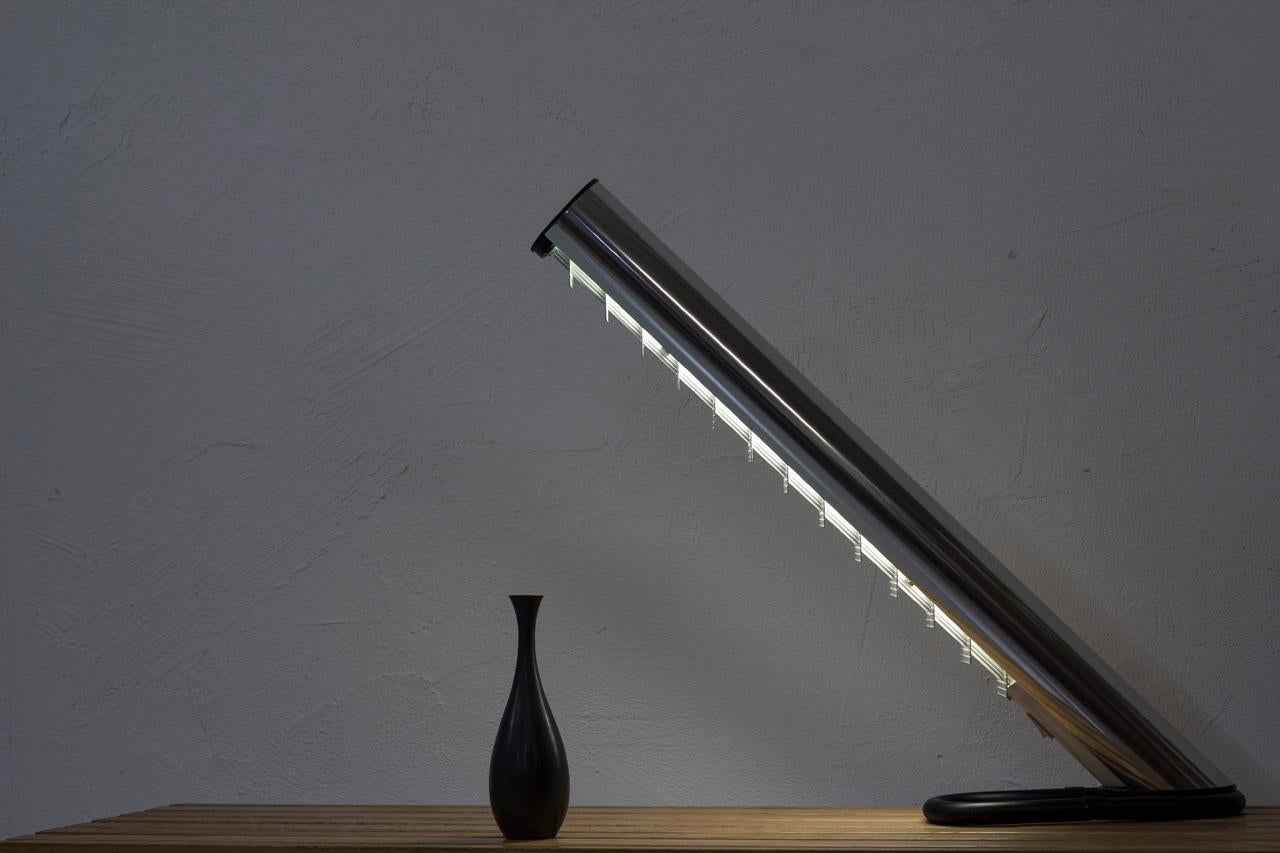 Raket Tube Desk Lamp by Ateljé Lyktan, Sweden, 1970s 2