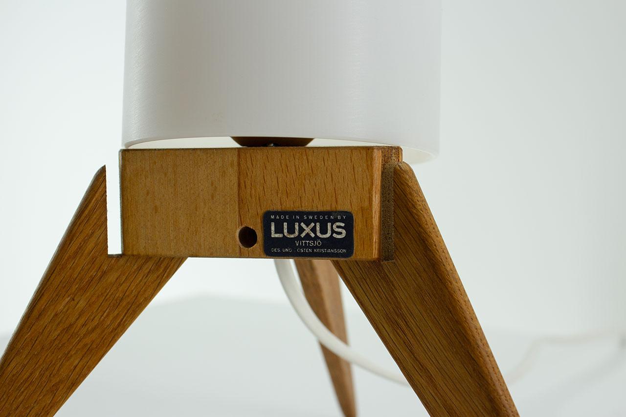 Acrylique Lampe de bureau Raketen par Luxus, Suède, années 1960 en vente