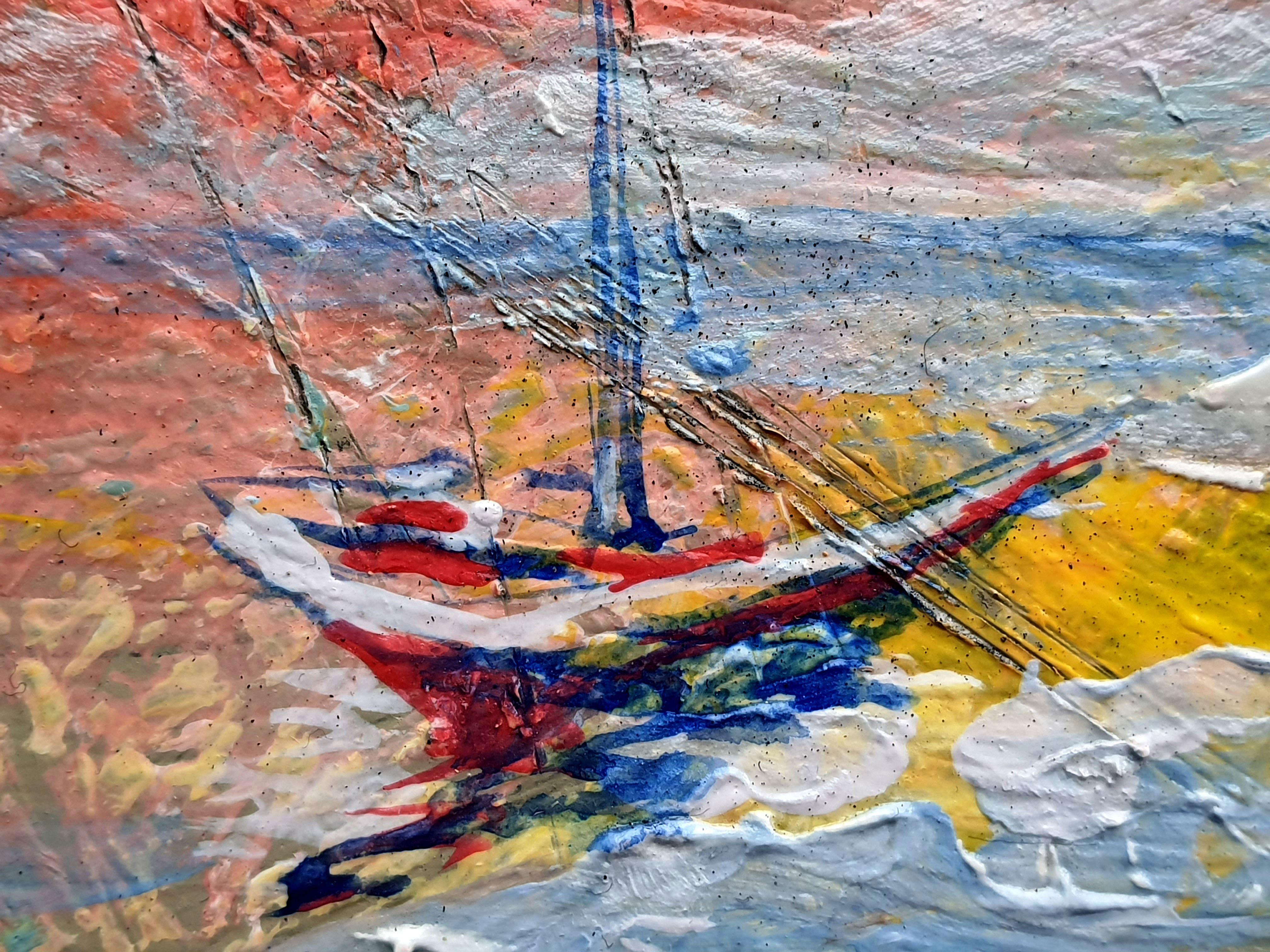 Nach dem Sturm (Expressionismus), Painting, von RAKHMET REDZHEPOV (RAMZI)