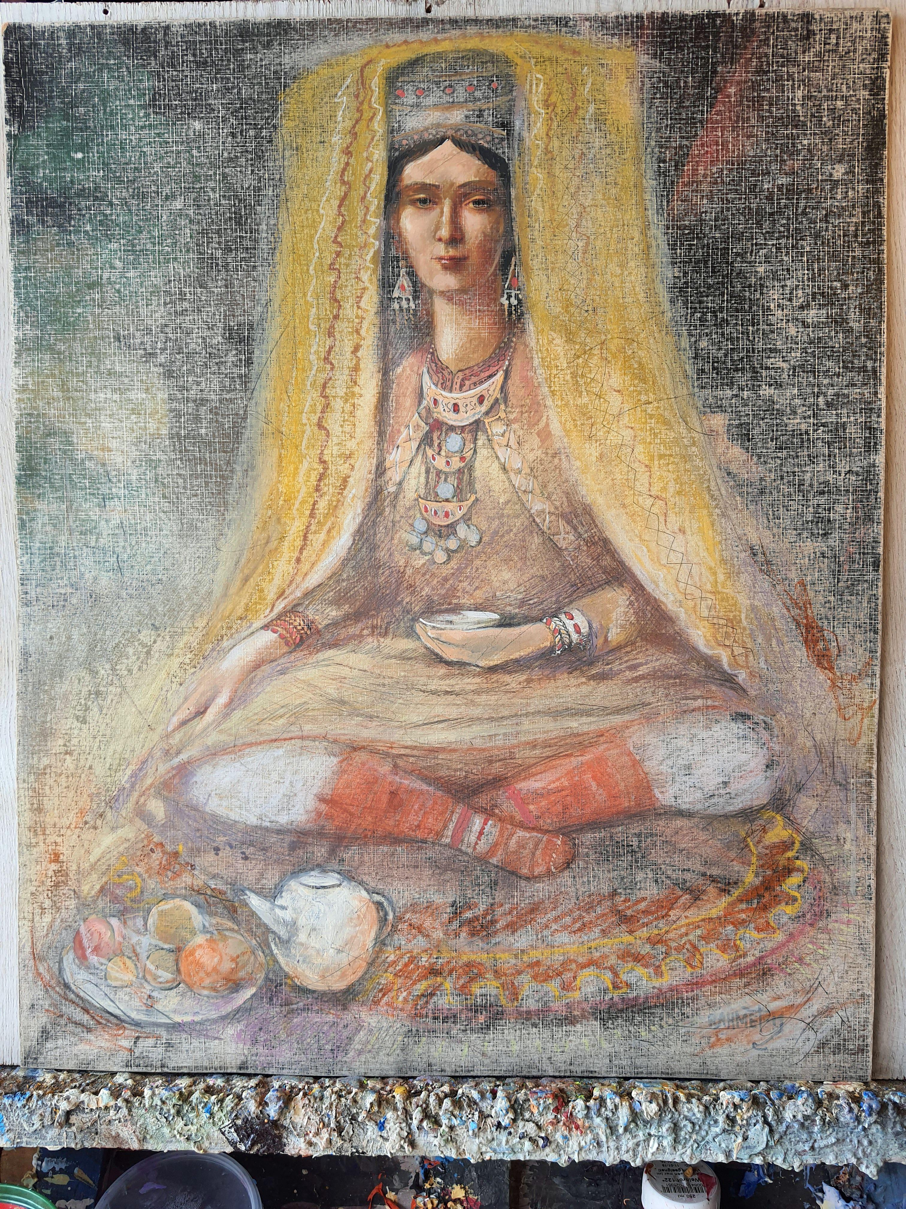 Aguarius . pittura originale - Painting di RAKHMET REDZHEPOV (RAMZI)