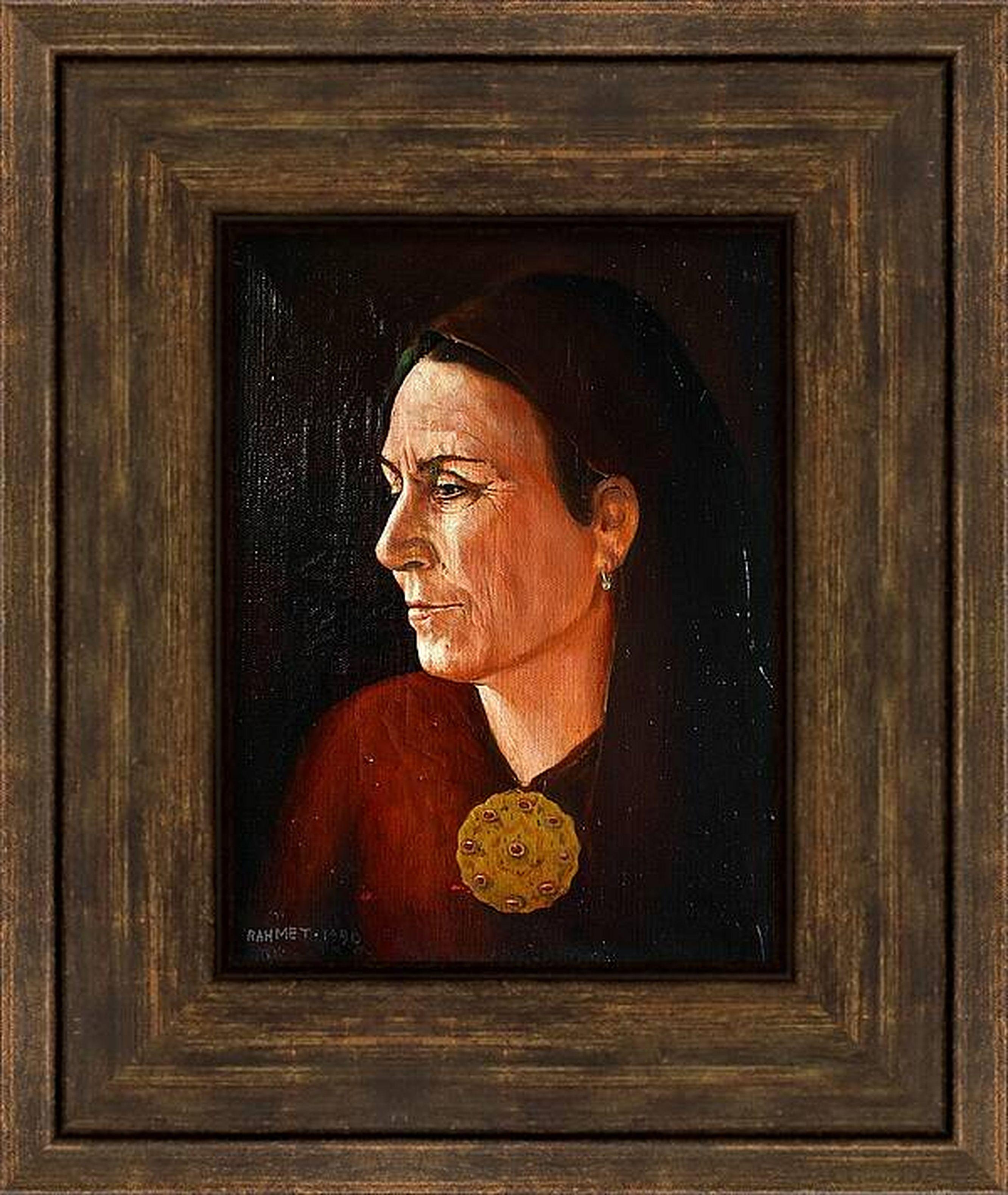 Anna Tach , Mommy . quadro originale - Painting di RAKHMET REDZHEPOV (RAMZI)